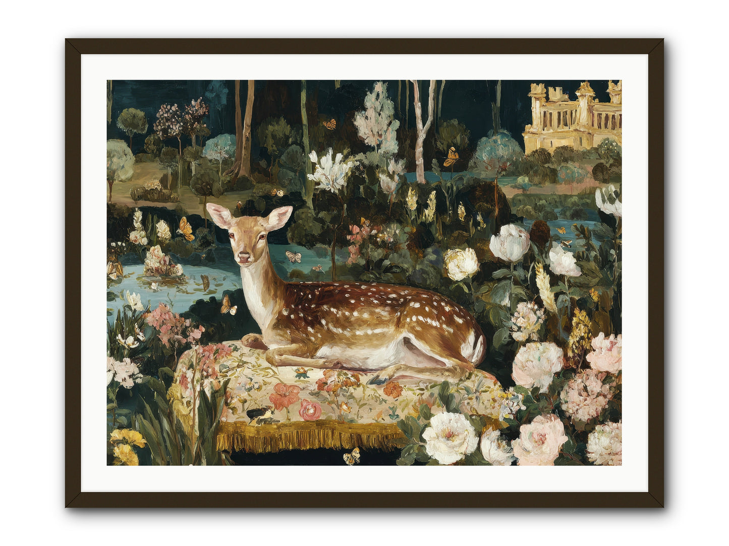 Glint Nest -- Framed Print - Black 40x30