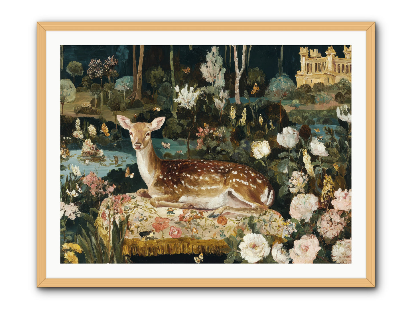 Glint Nest -- Framed Print - Natural 40x30