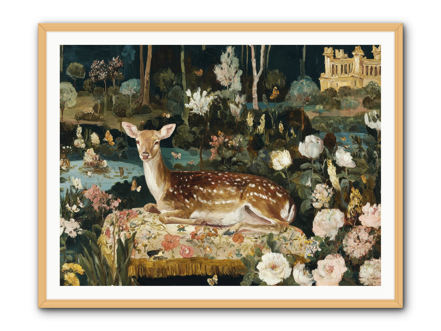 Glint Nest -- Framed Print - Natural 48x36