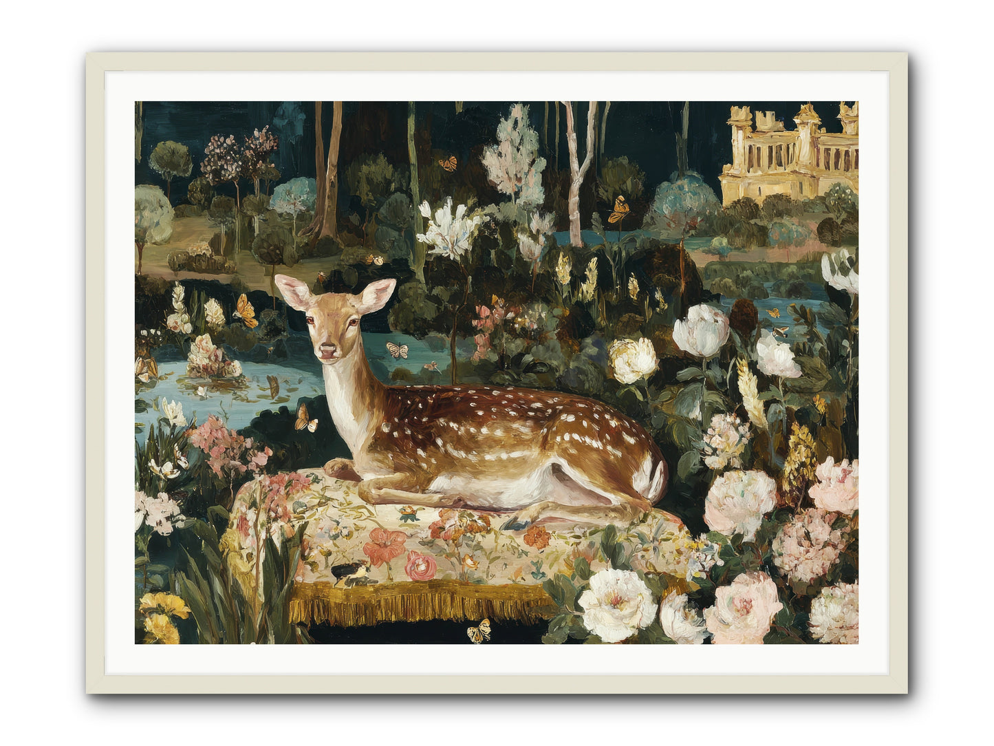 Glint Nest -- Framed Print - White 48x36