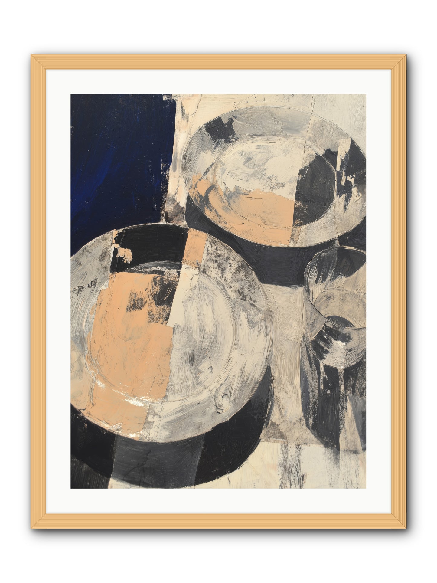 Glinting Haven -- Framed Print - Natural 24x32