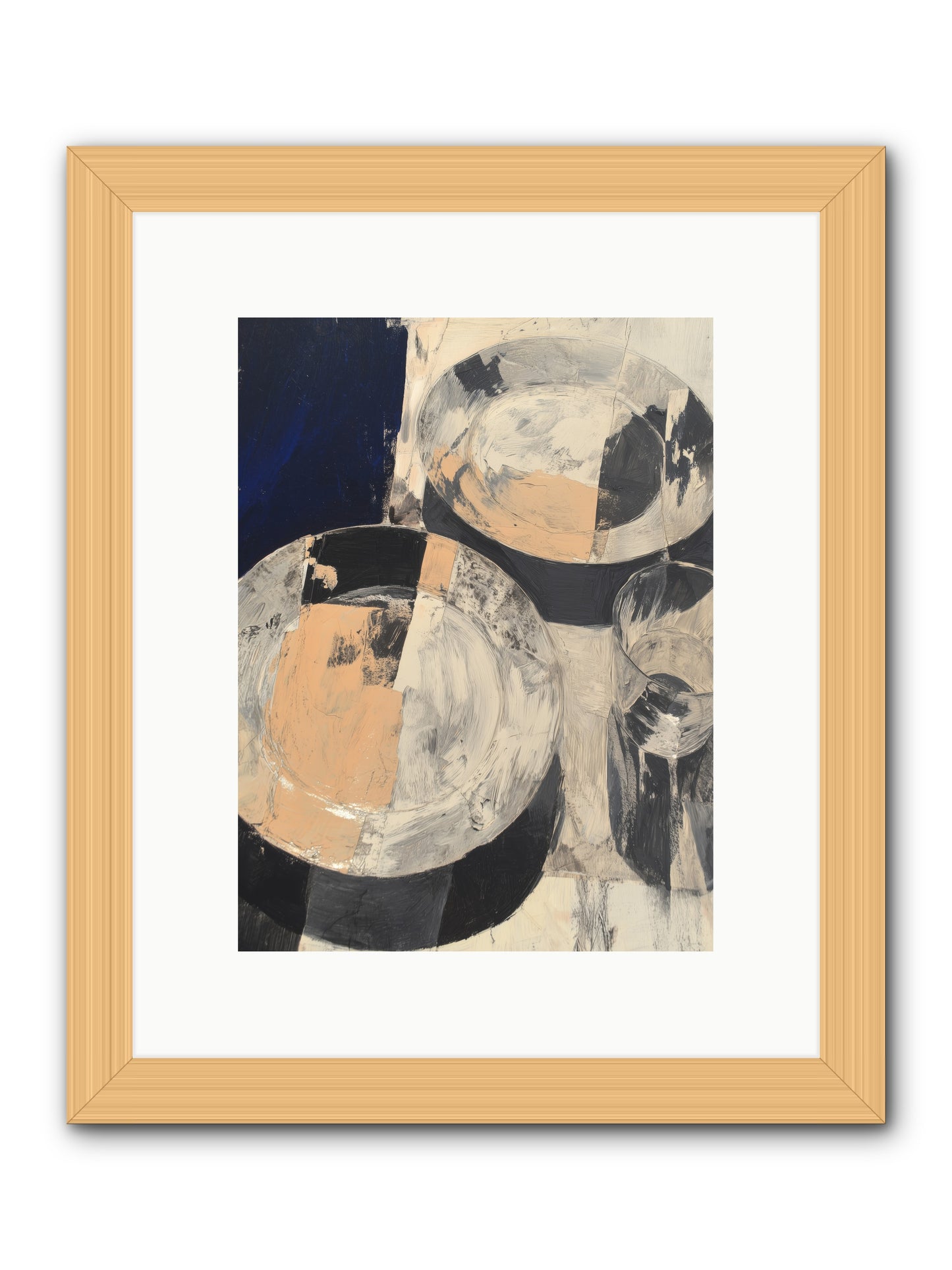 Glinting Haven -- Framed Print - Natural 9x12
