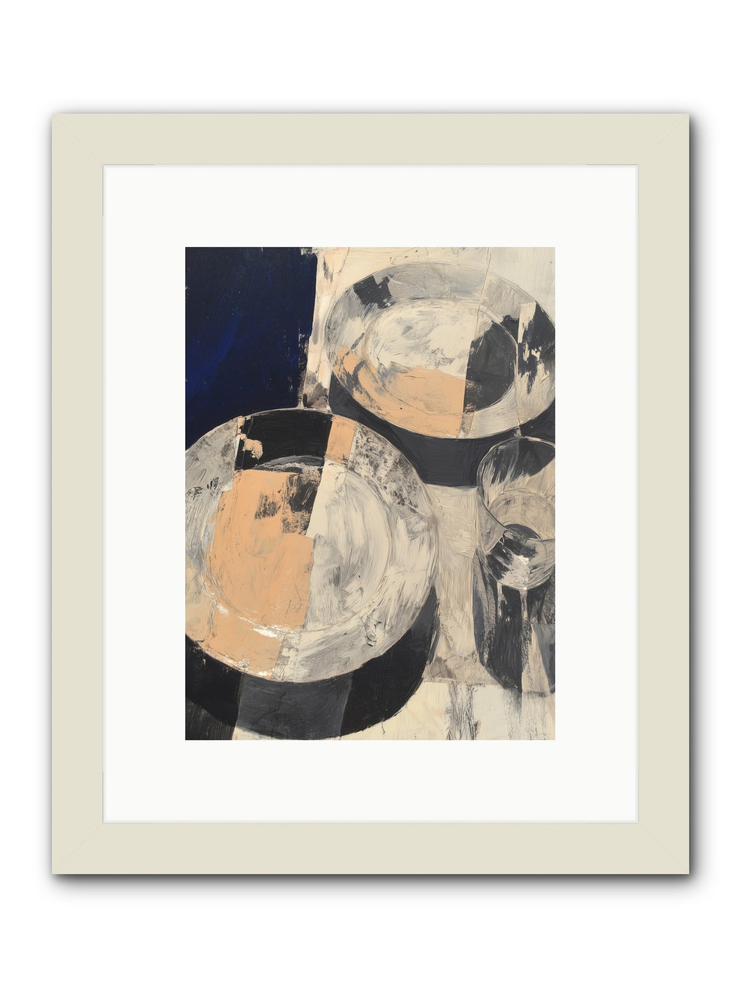 Glinting Haven -- Framed Print - White 9x12