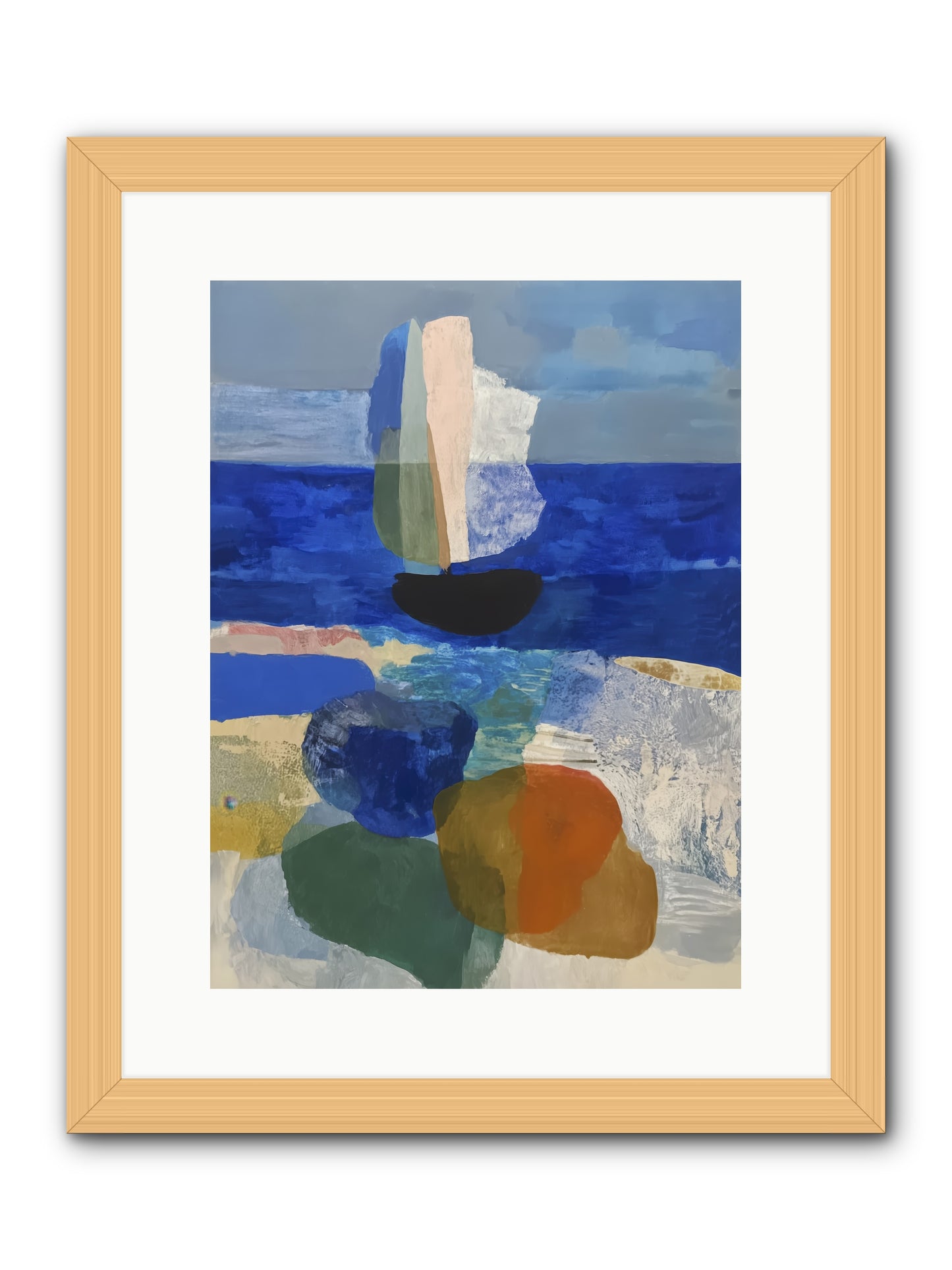 Glissent -- Framed Print - Natural 12x16