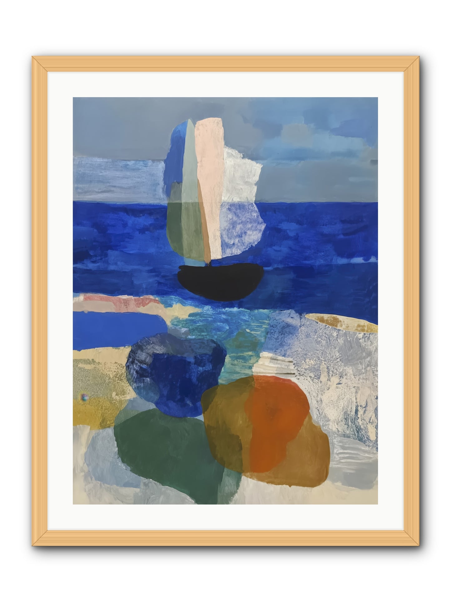 Glissent -- Framed Print - Natural 24x32