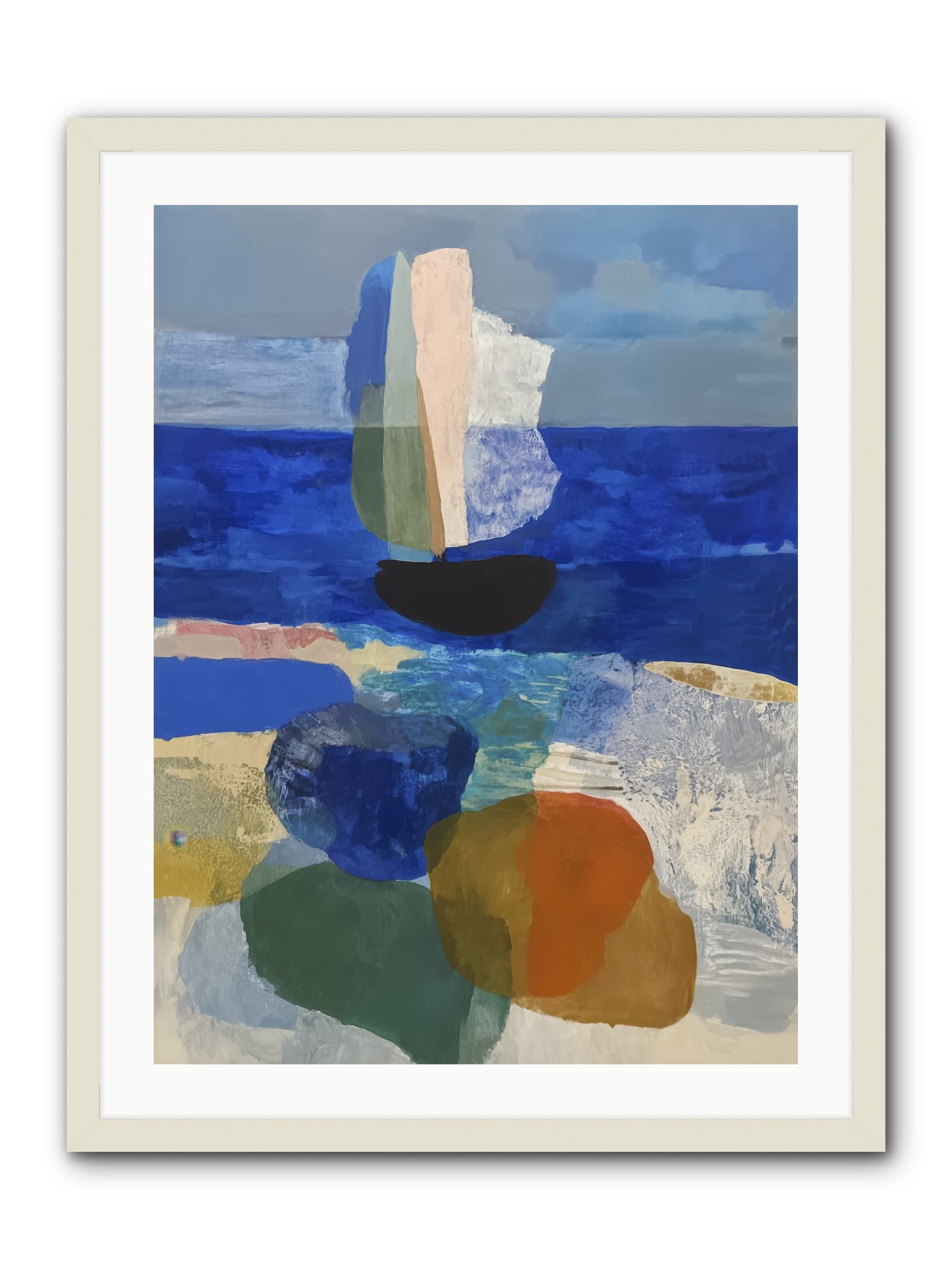 Glissent -- Framed Print - White 24x32