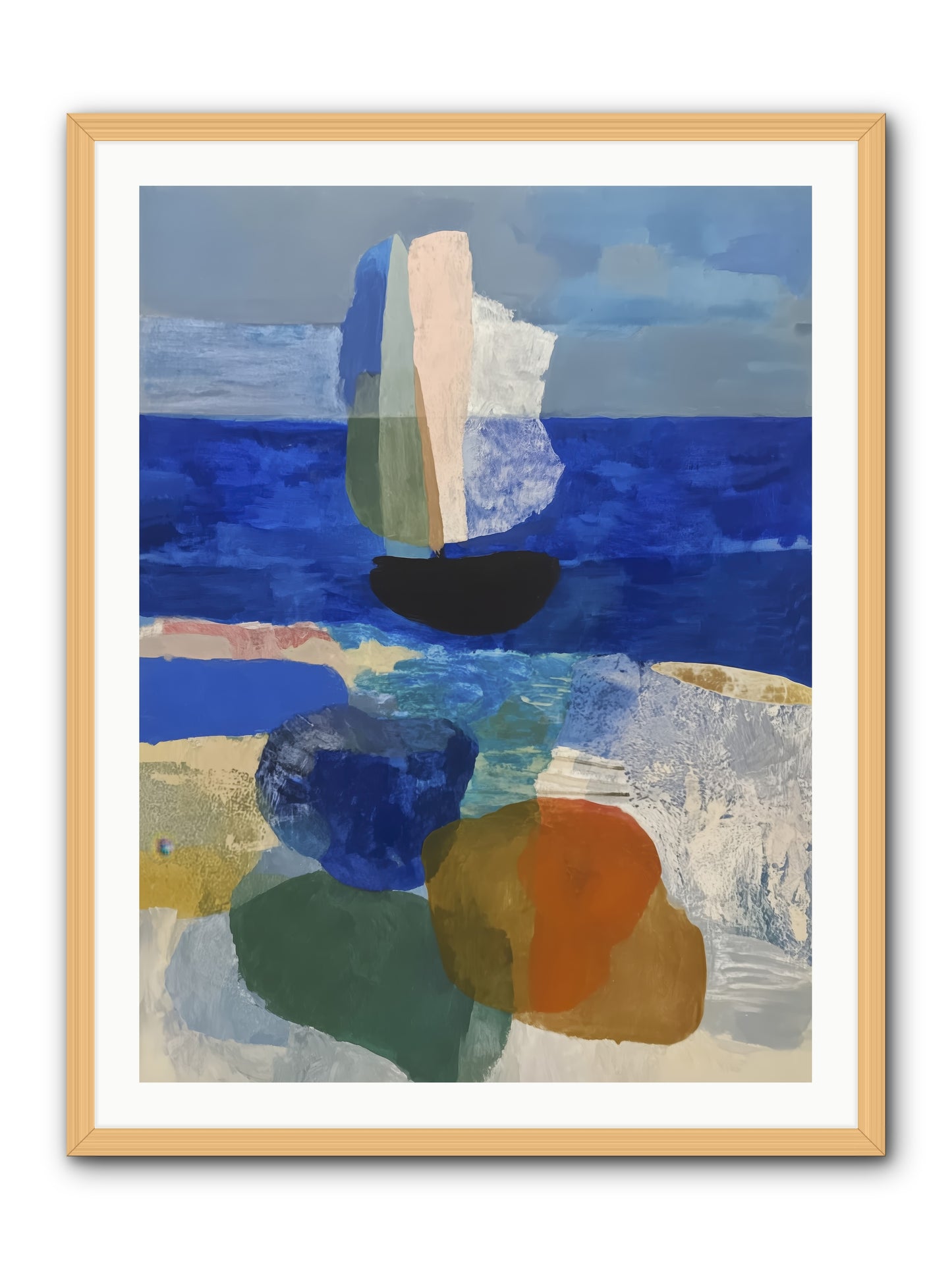 Glissent -- Framed Print - Natural 30x40