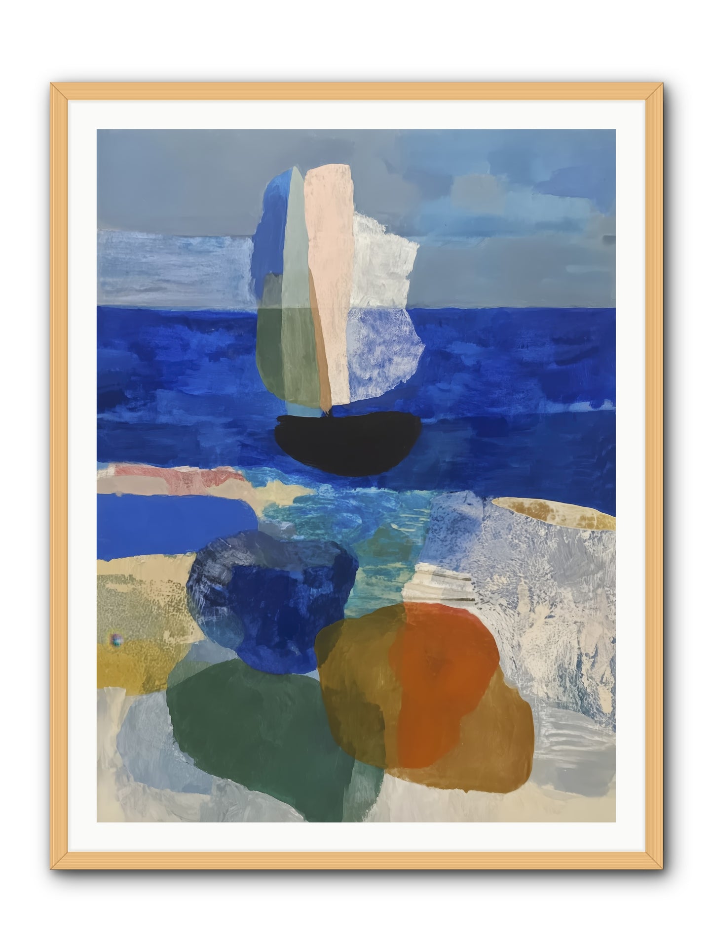 Glissent -- Framed Print - Natural 36x48