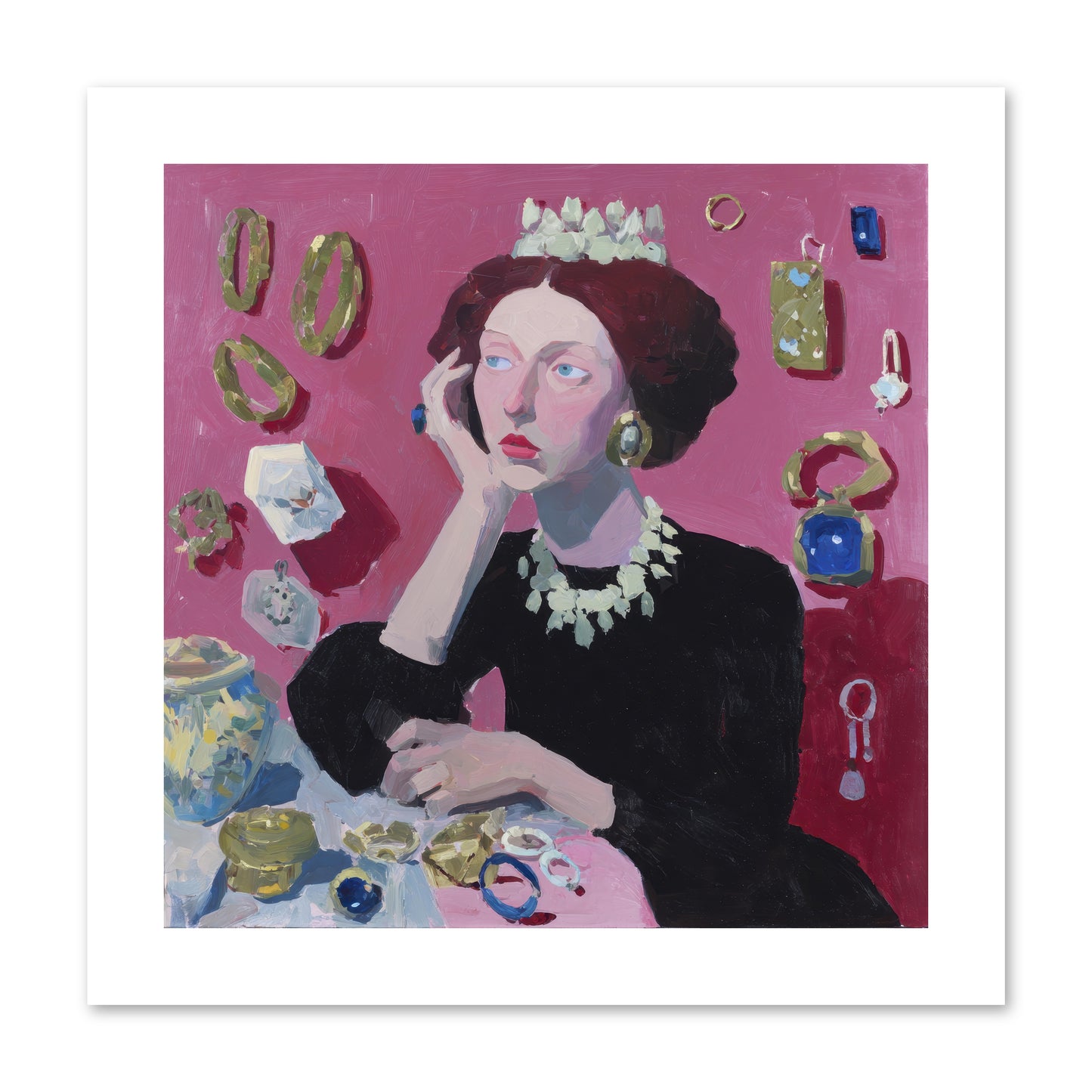 Glittering Solitude -- Loose Canvas Print 10x10