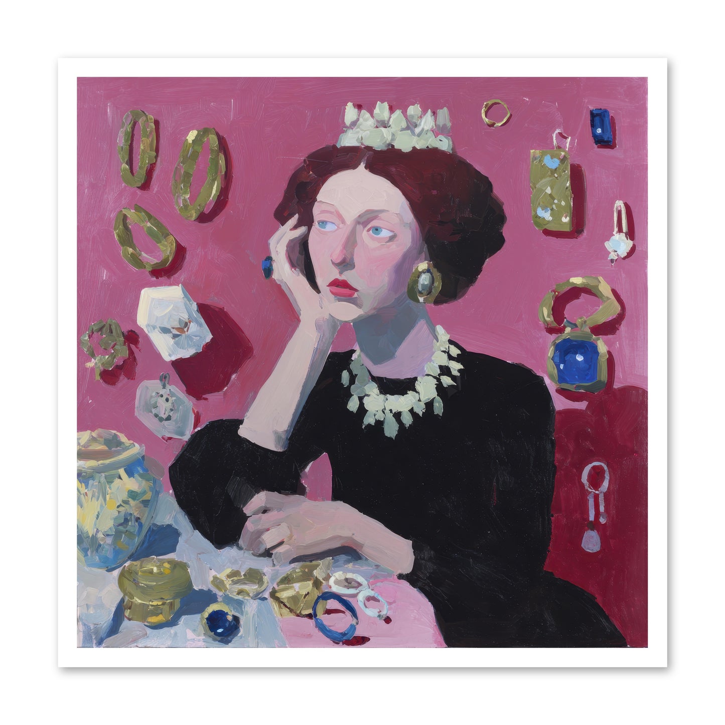Glittering Solitude -- Loose Canvas Print 30x30