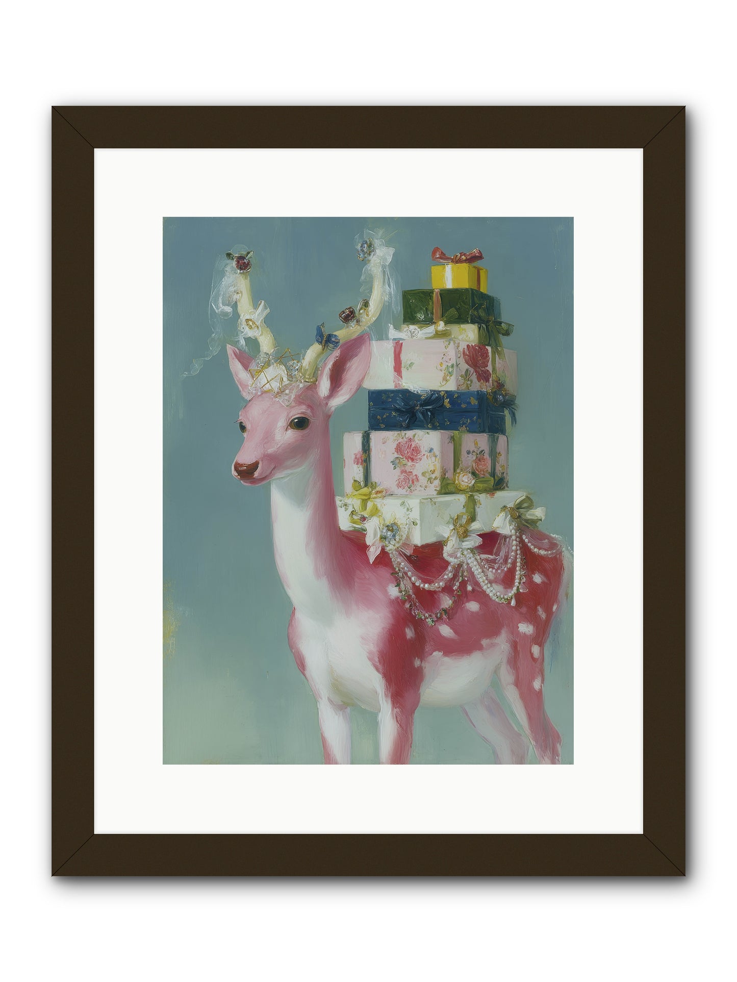 Glittering Wishes -- Framed Print - Black 12x16