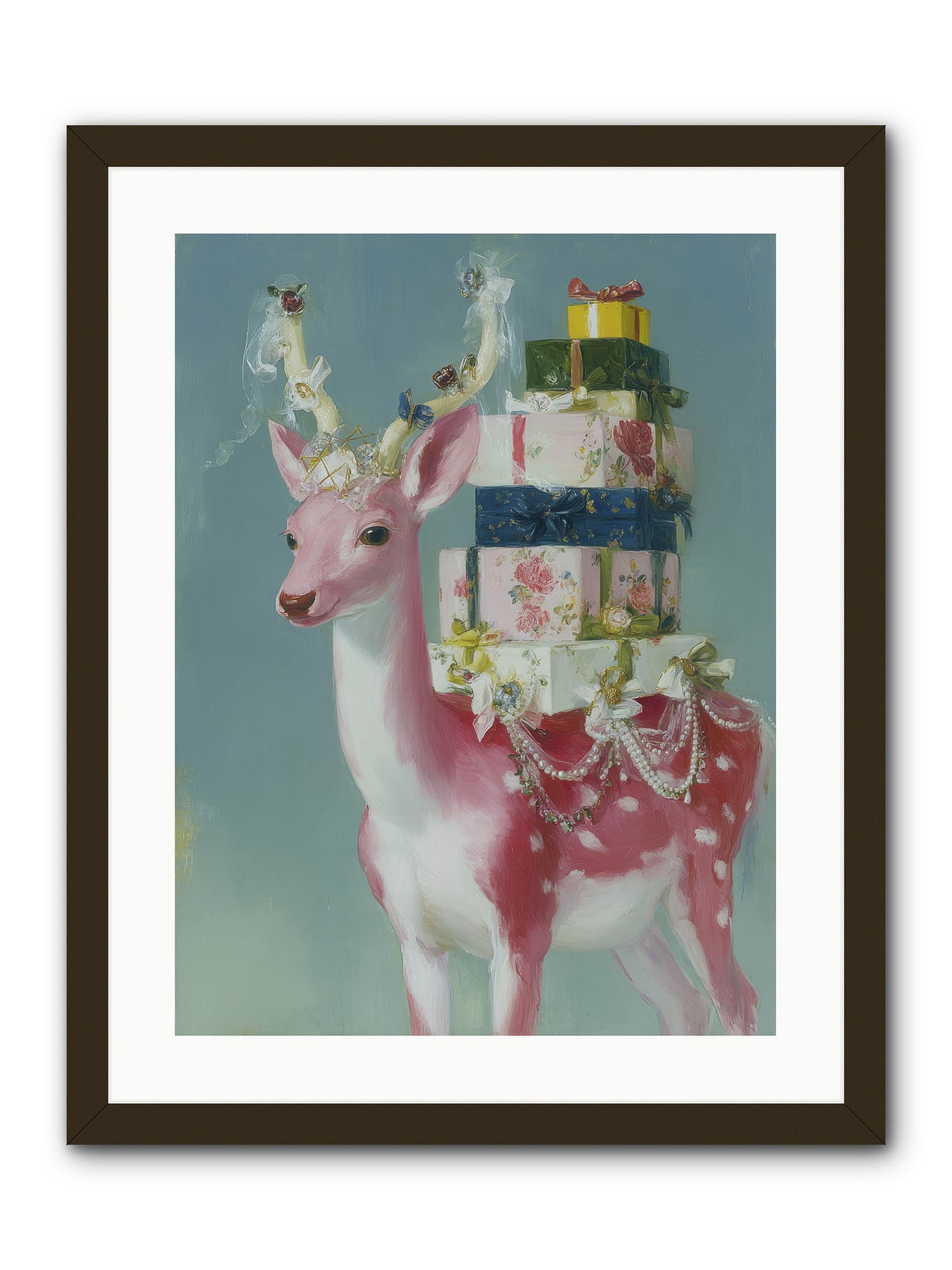 Glittering Wishes -- Framed Print - Black 18x24