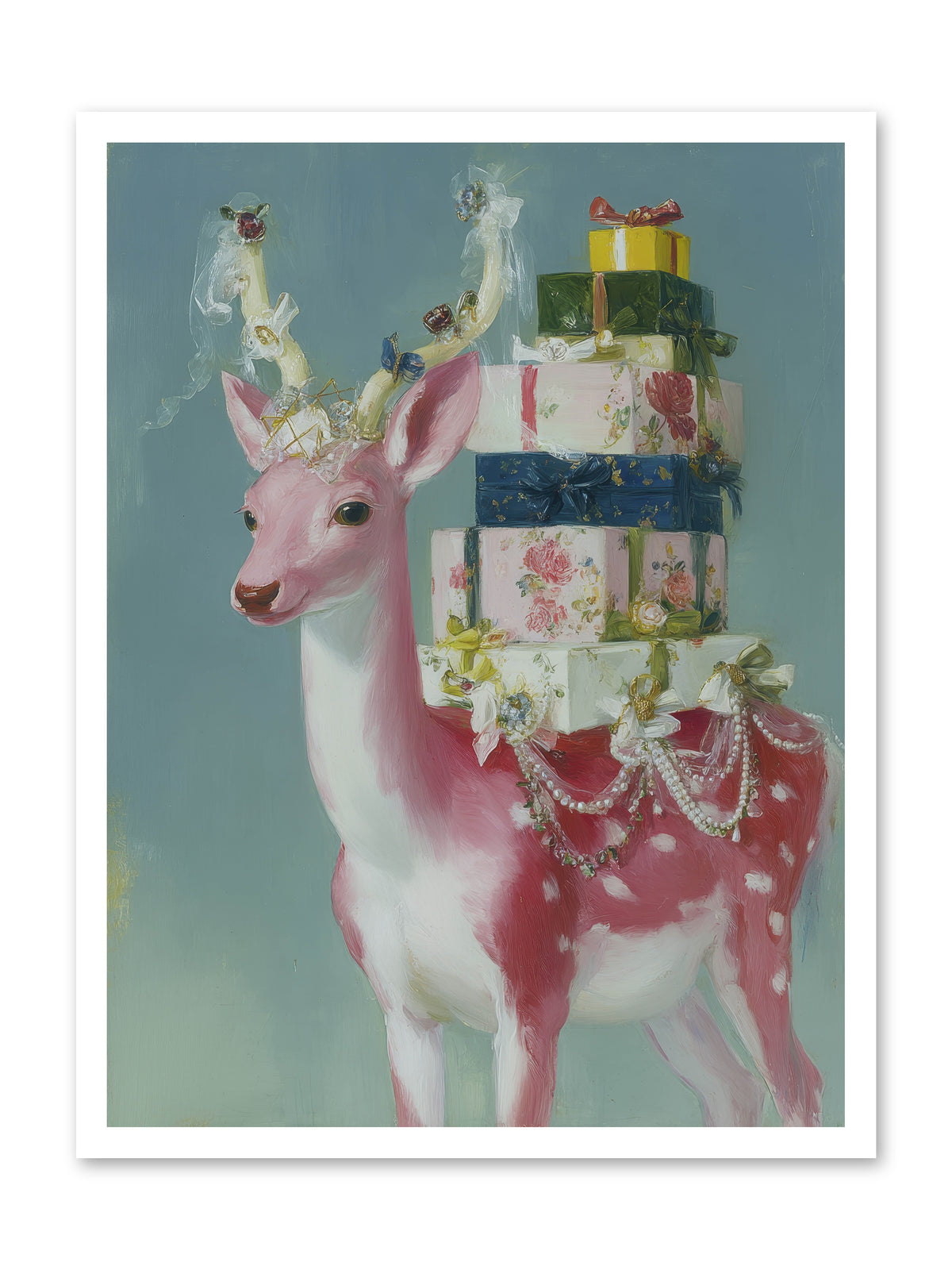 Glittering Wishes -- Loose Canvas Print 24x32