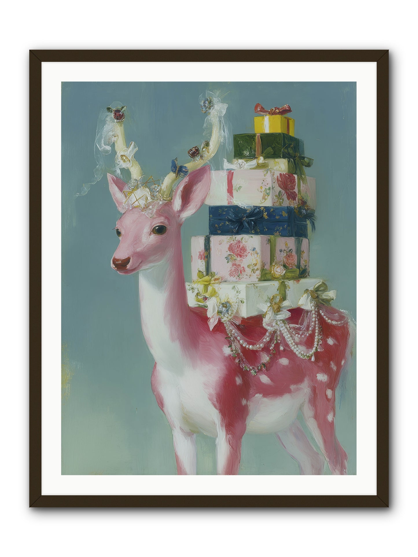 Glittering Wishes -- Framed Print - Black 30x40