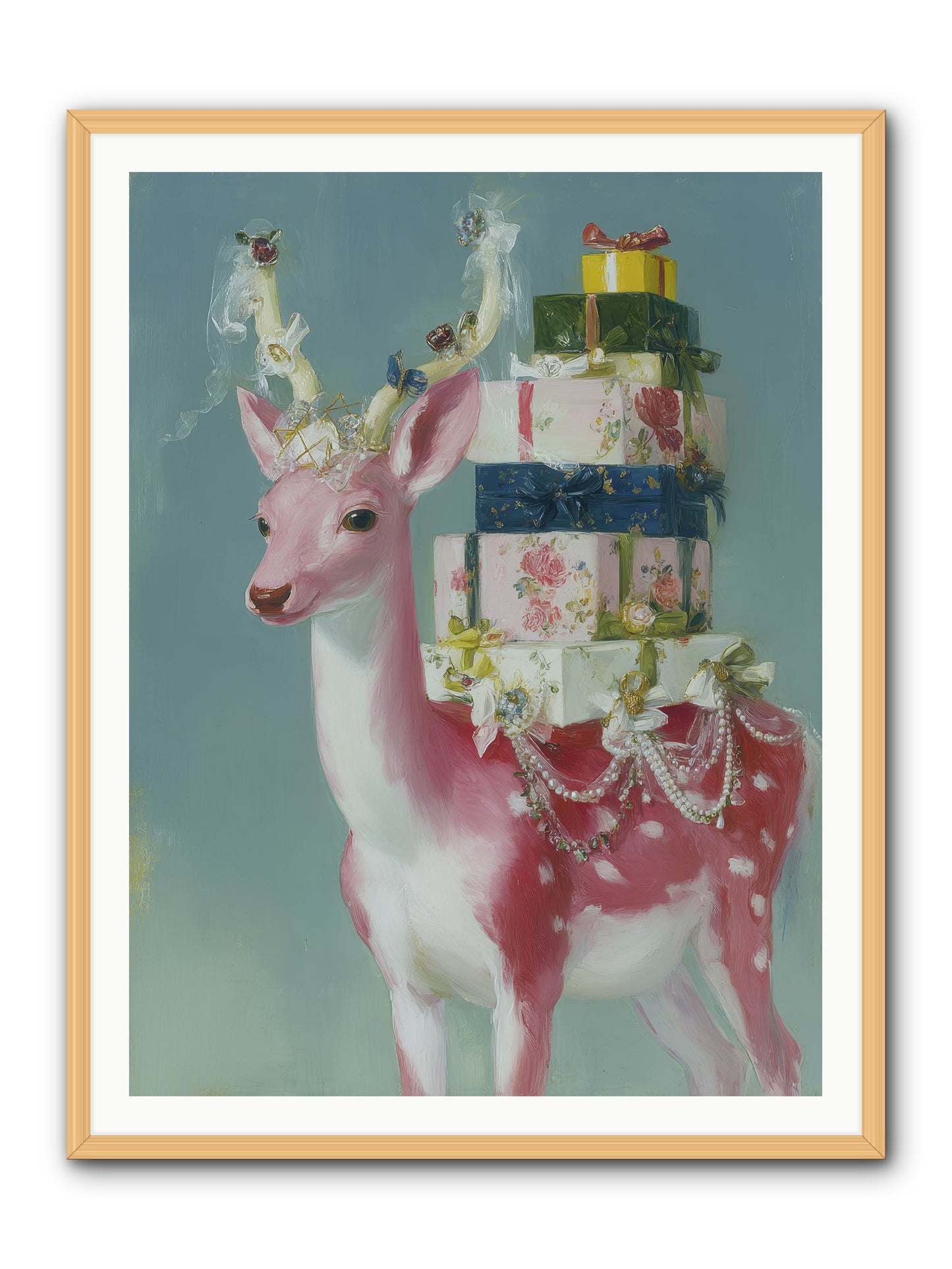 Glittering Wishes -- Framed Print - Natural 36x48