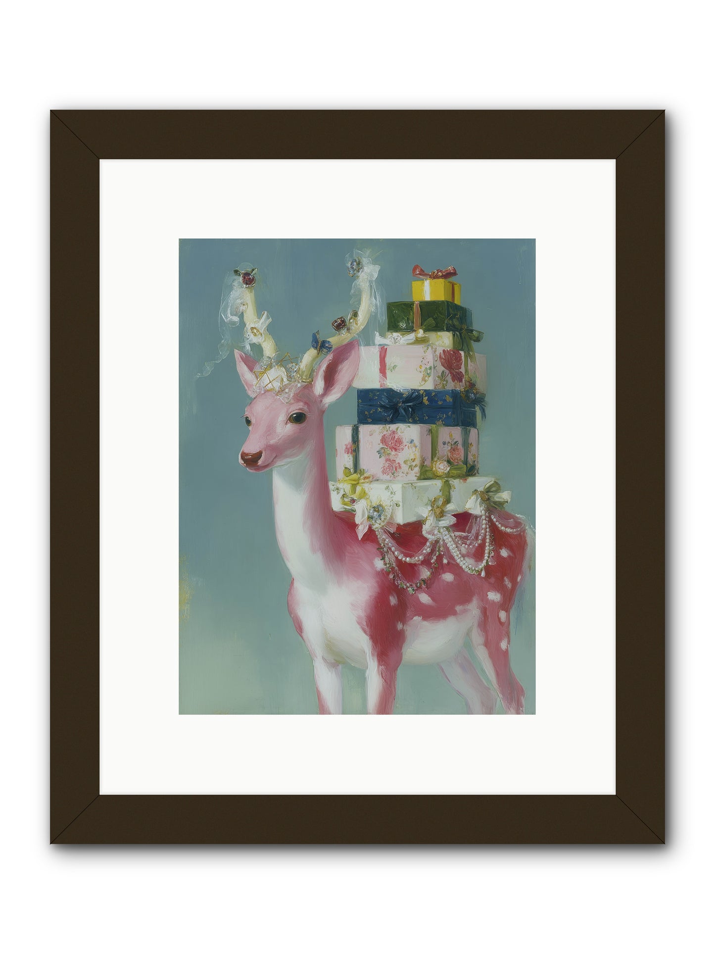 Glittering Wishes -- Framed Print - Black 9x12