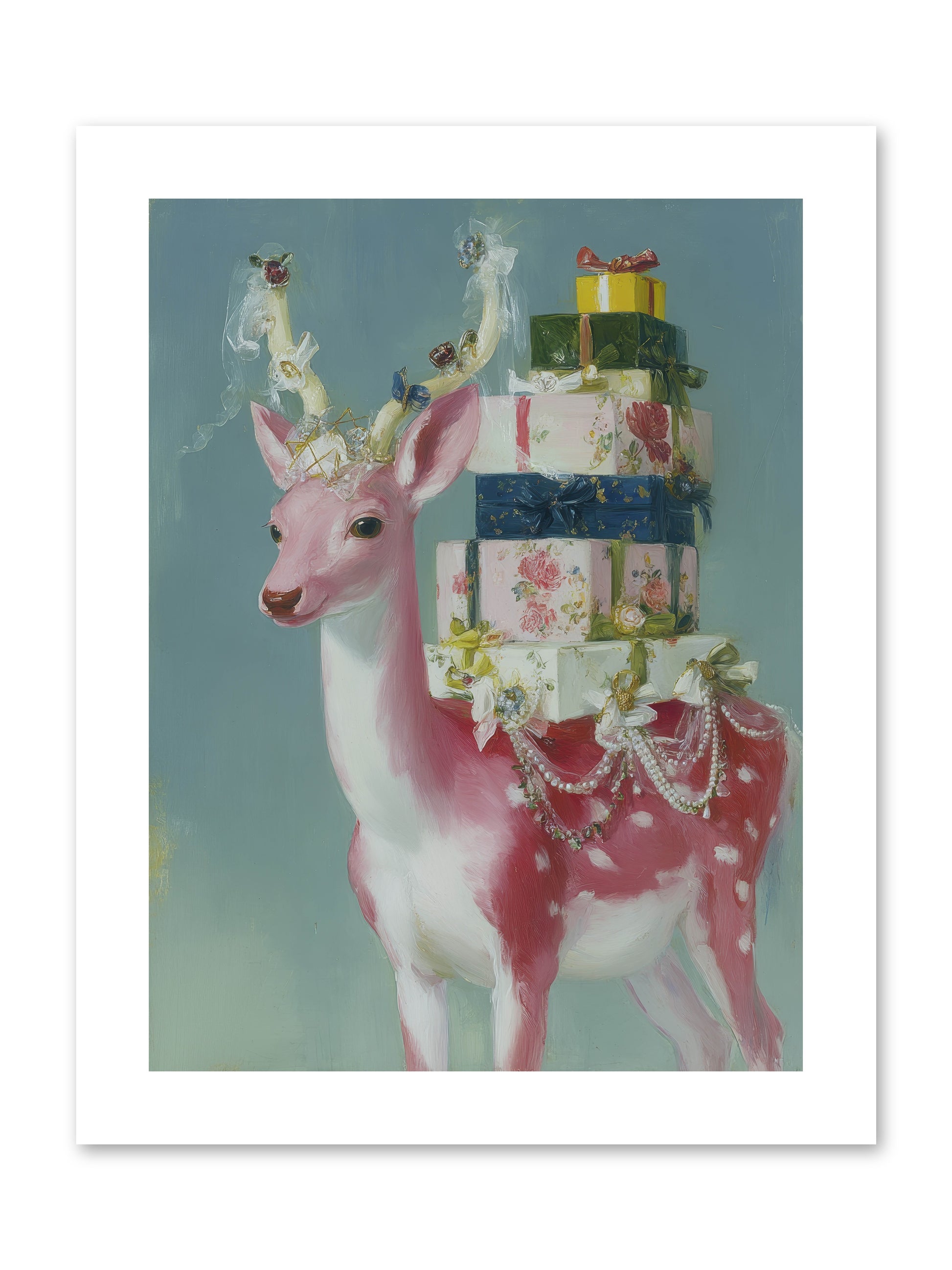 Glittering Wishes -- Paper Print 9x12