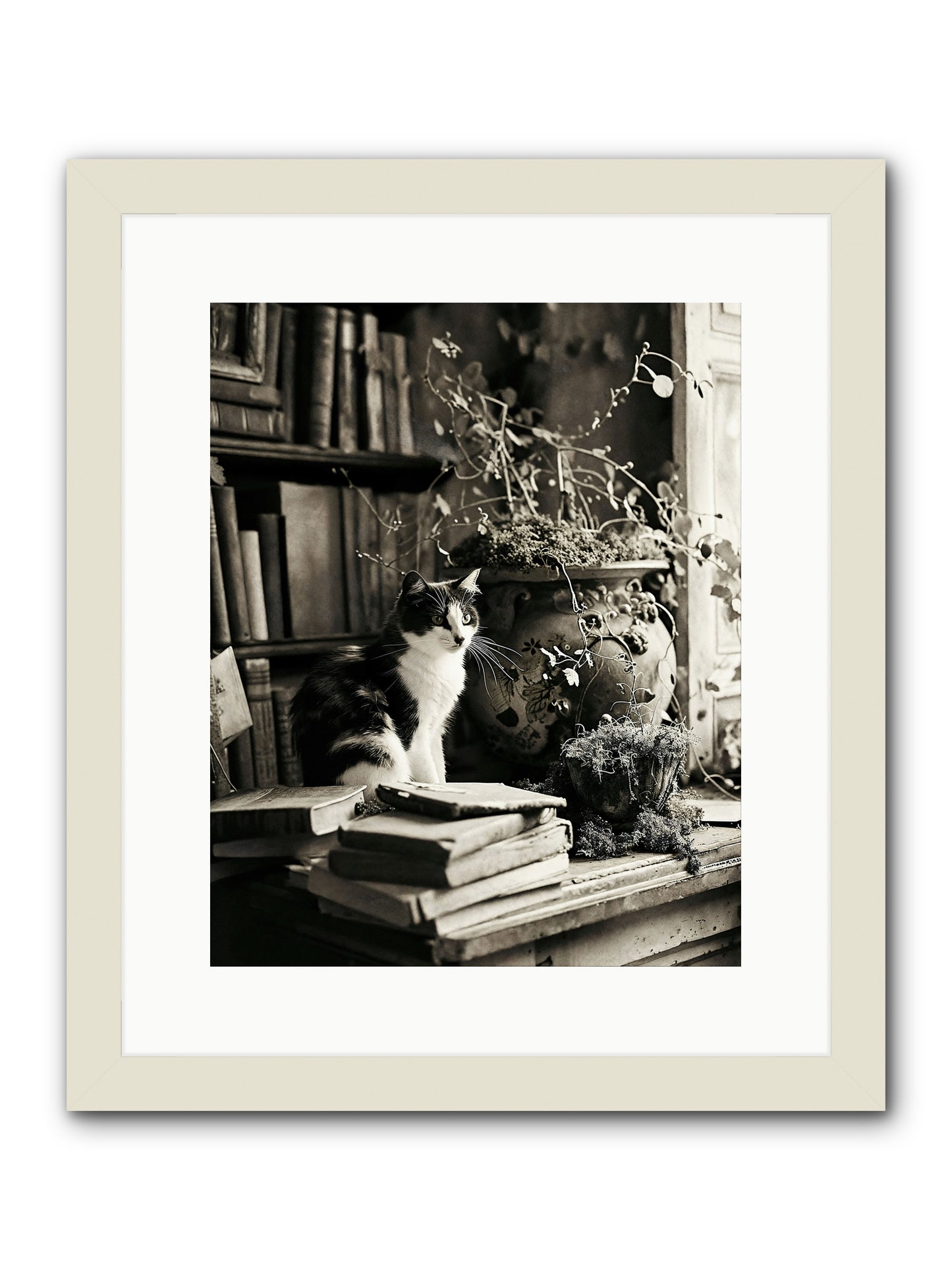 God Save The Queen -- Framed Print - White 12x15
