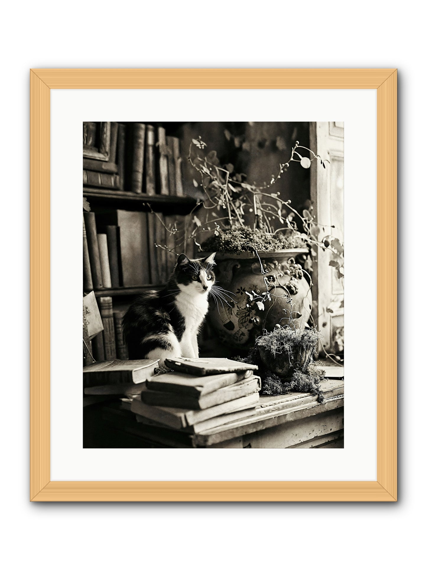 God Save The Queen -- Framed Print - Natural 16x20