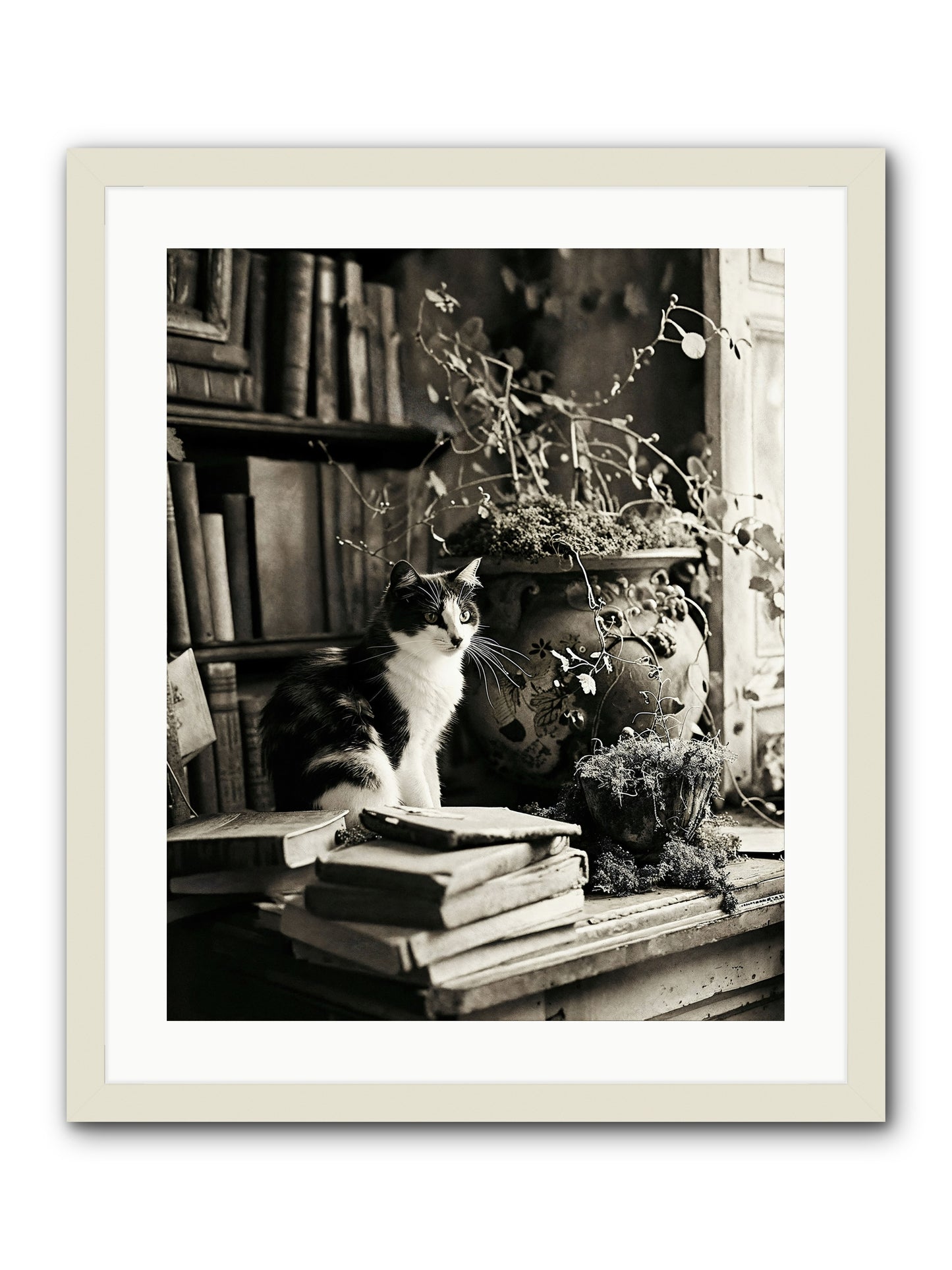 God Save The Queen -- Framed Print - White 20x25