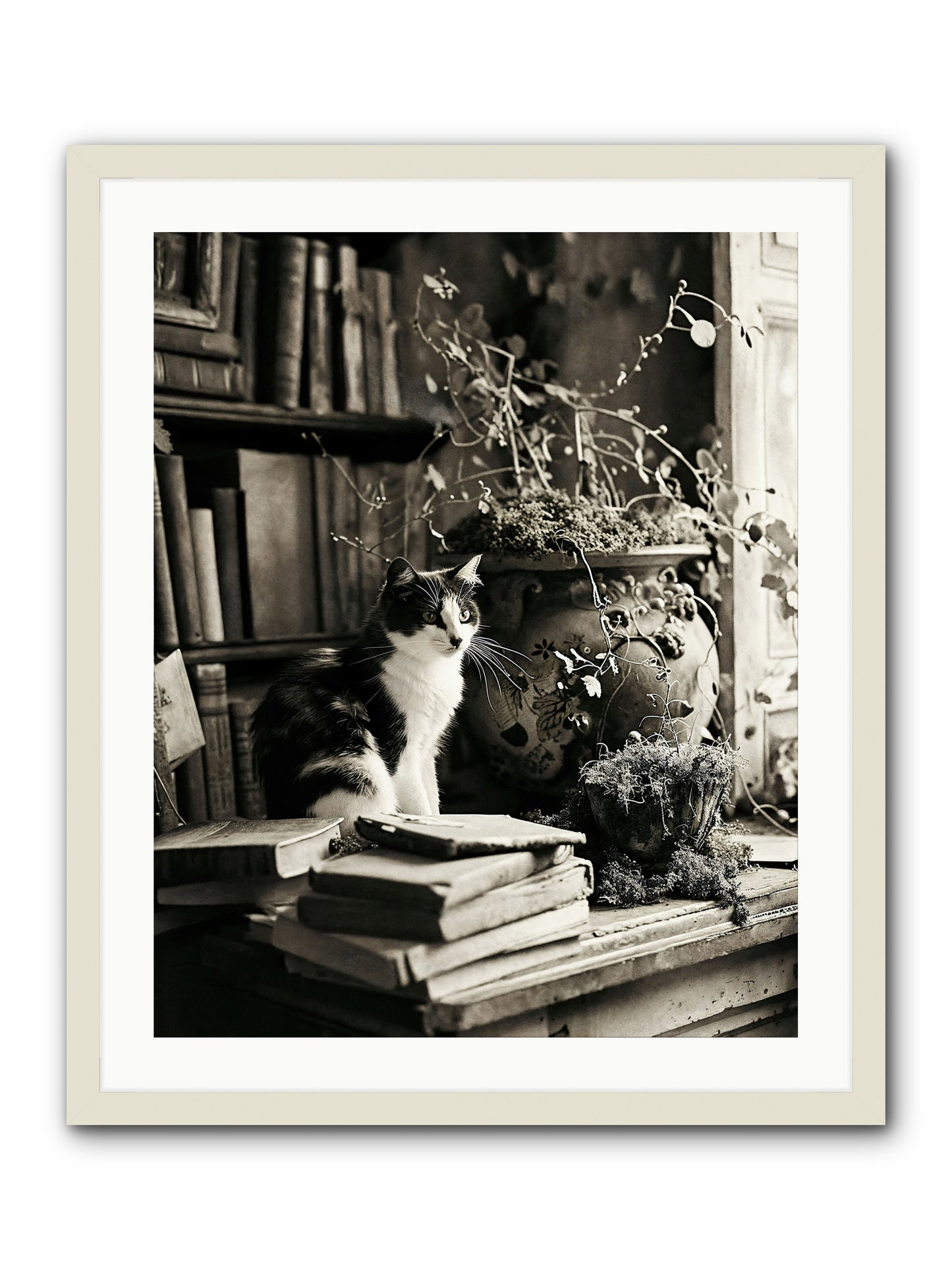 God Save The Queen -- Framed Print - White 24x30
