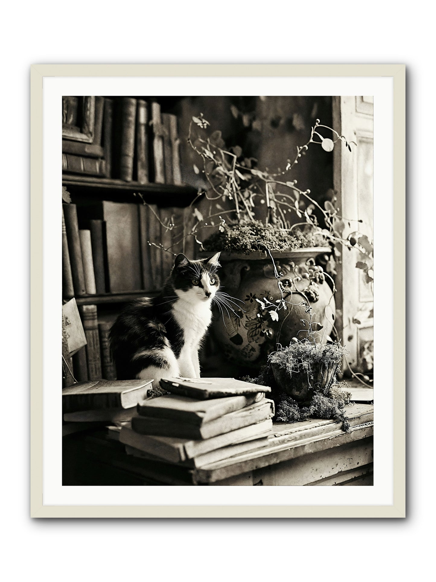 God Save The Queen -- Framed Print - White 32x40
