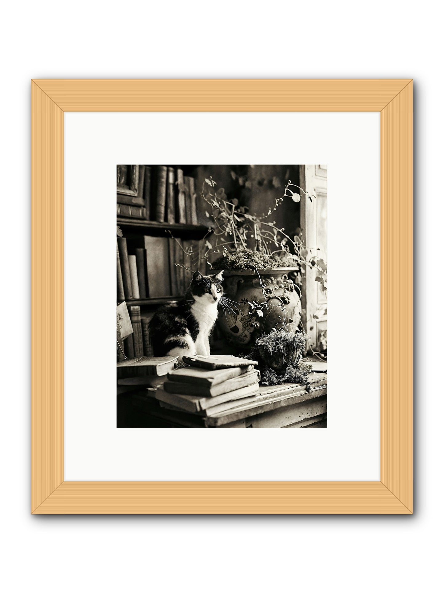 God Save The Queen -- Framed Print - Natural 8x10