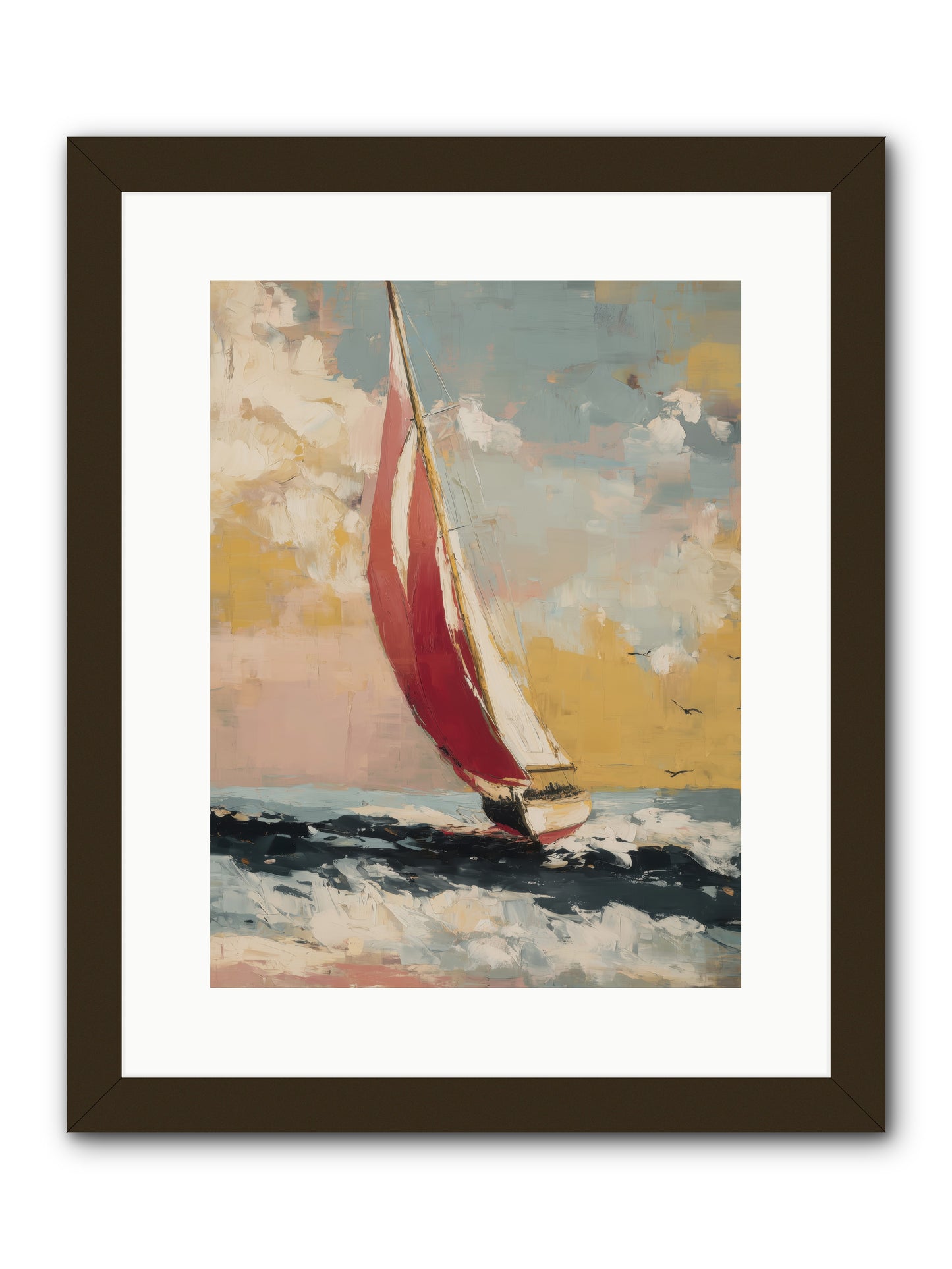 Golden Abundance -- Framed Print - Black 12x16