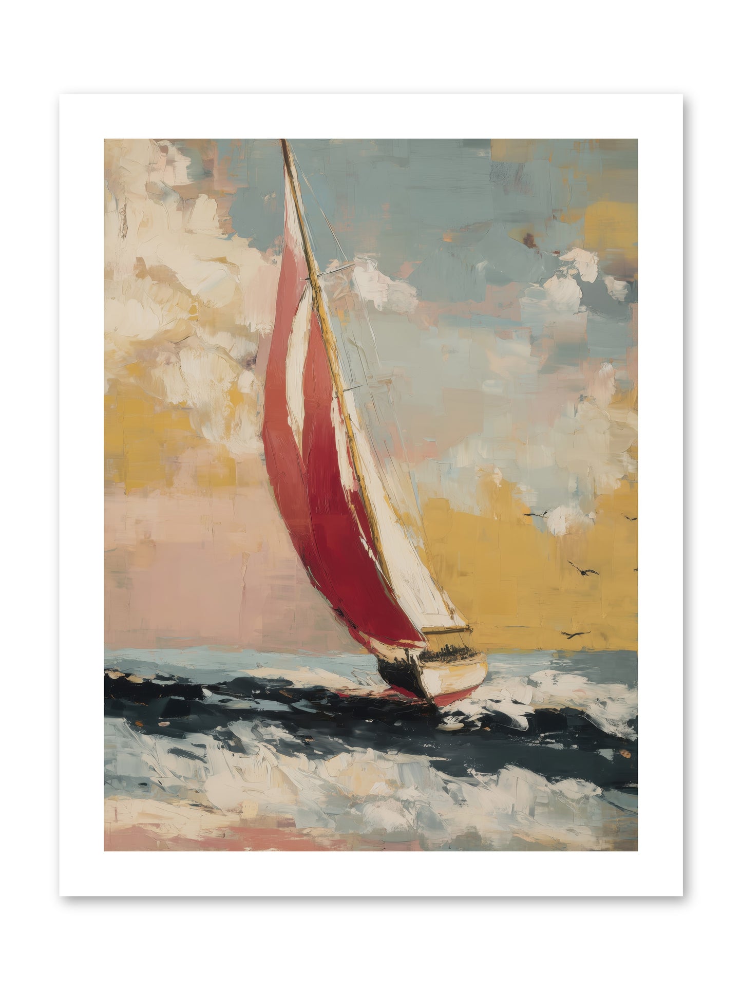 Golden Abundance -- Loose Canvas Print 12x16