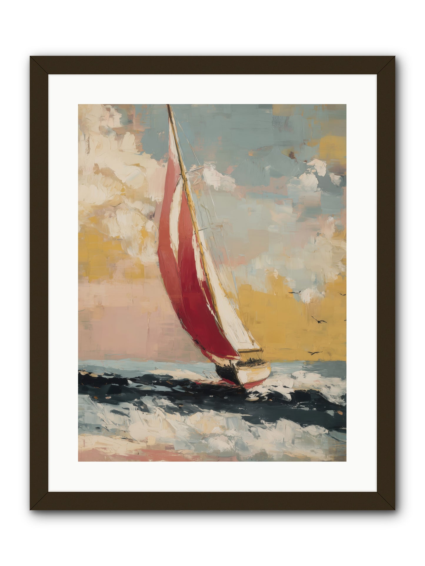 Golden Abundance -- Framed Print - Black 18x24