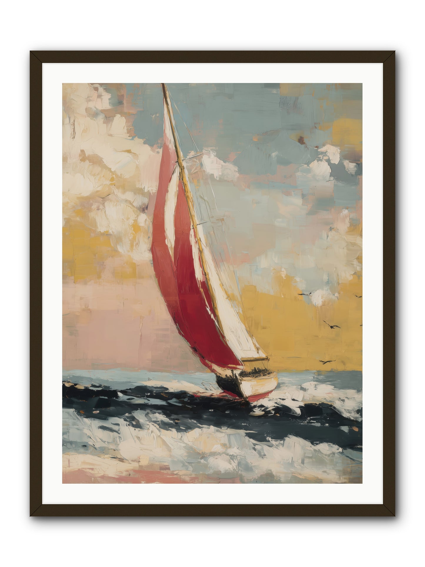 Golden Abundance -- Framed Print - Black 30x40