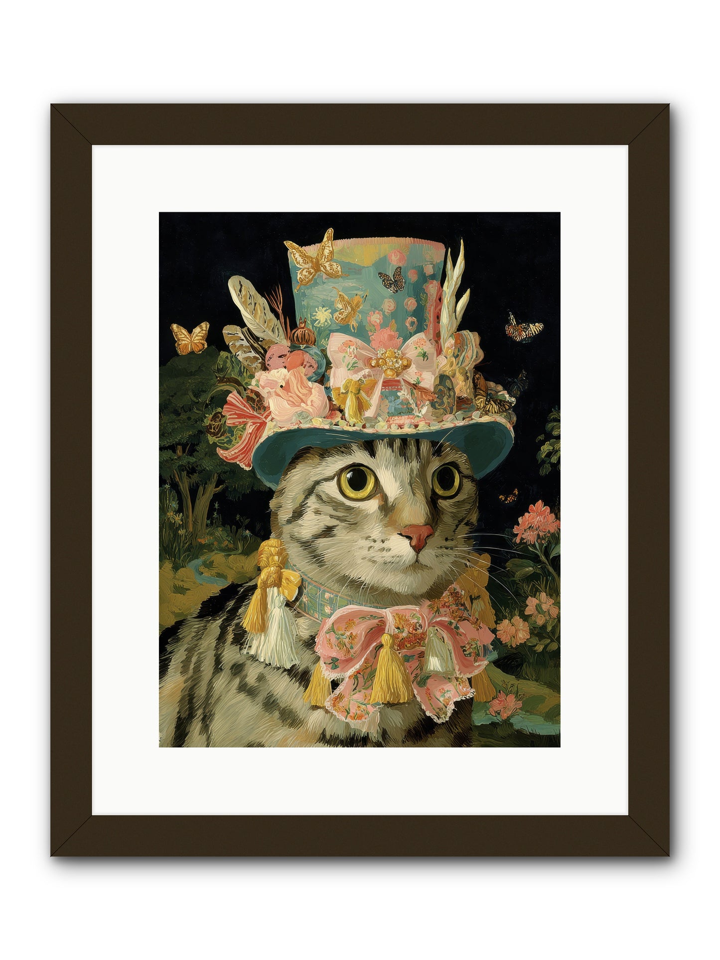 Golden Chapter No.1 -- Framed Print - Black 12x16