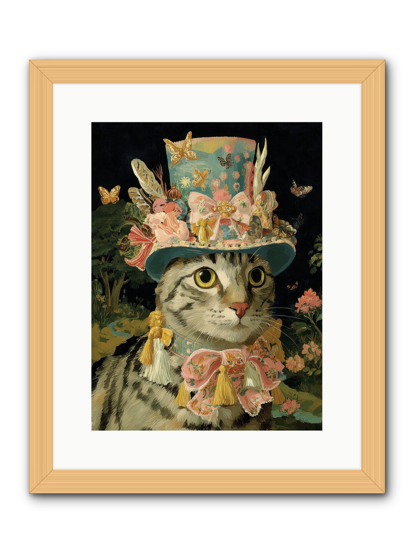 Golden Chapter No.1 -- Framed Print - Natural 12x16