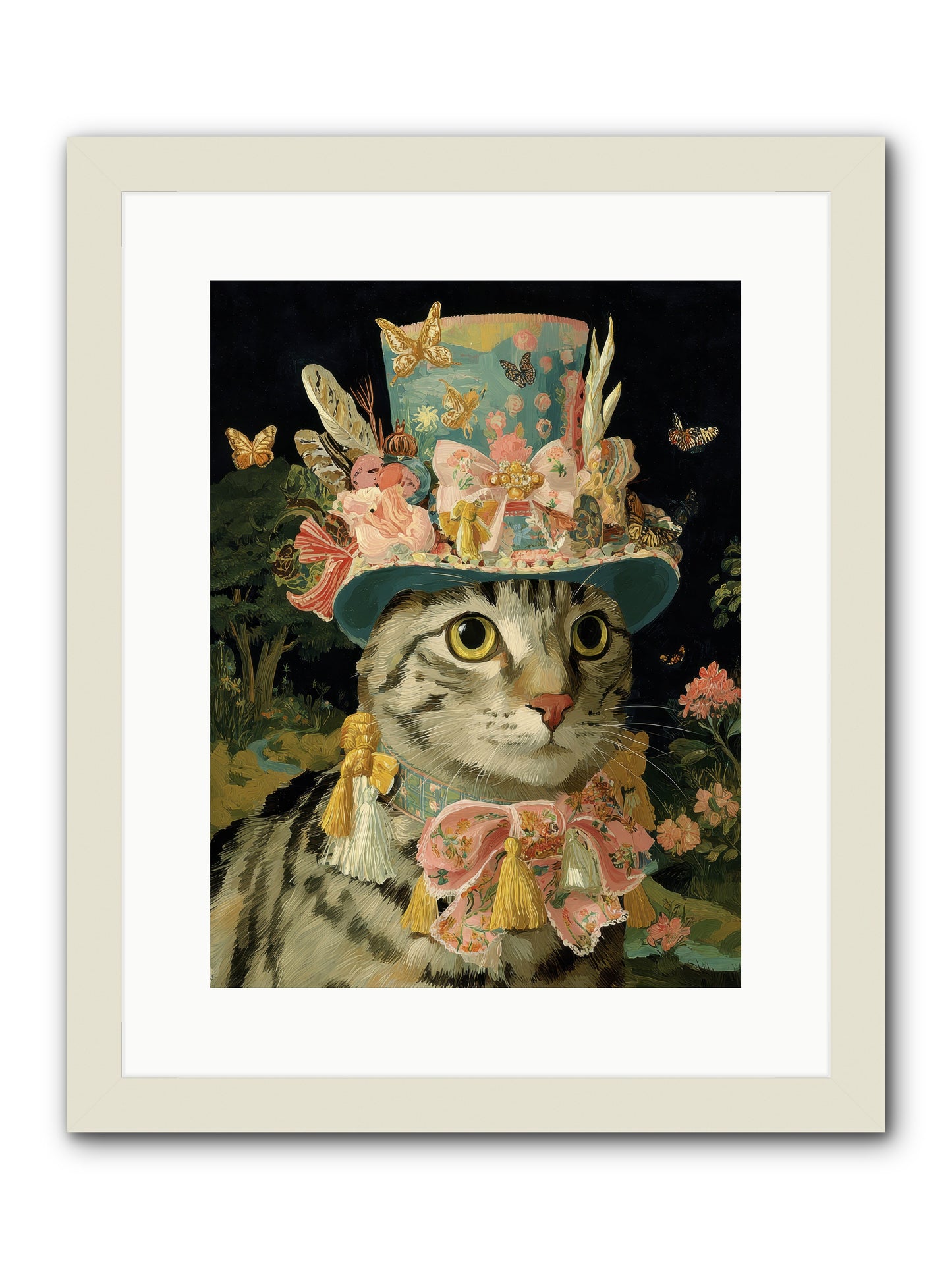 Golden Chapter No.1 -- Framed Print - White 12x16
