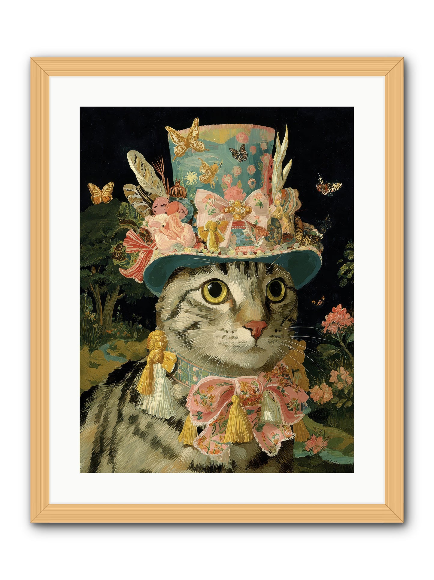 Golden Chapter No.1 -- Framed Print - Natural 18x24