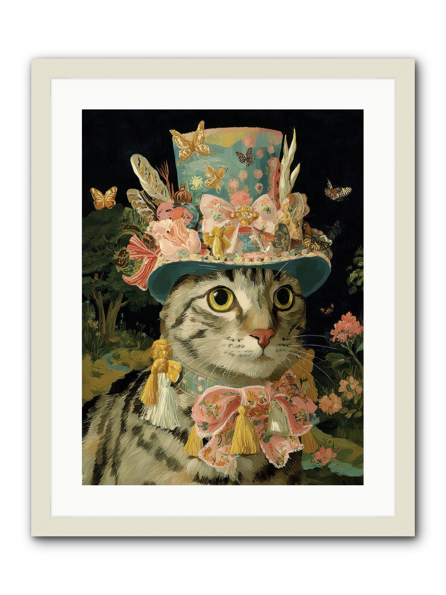 Golden Chapter No.1 -- Framed Print - White 18x24