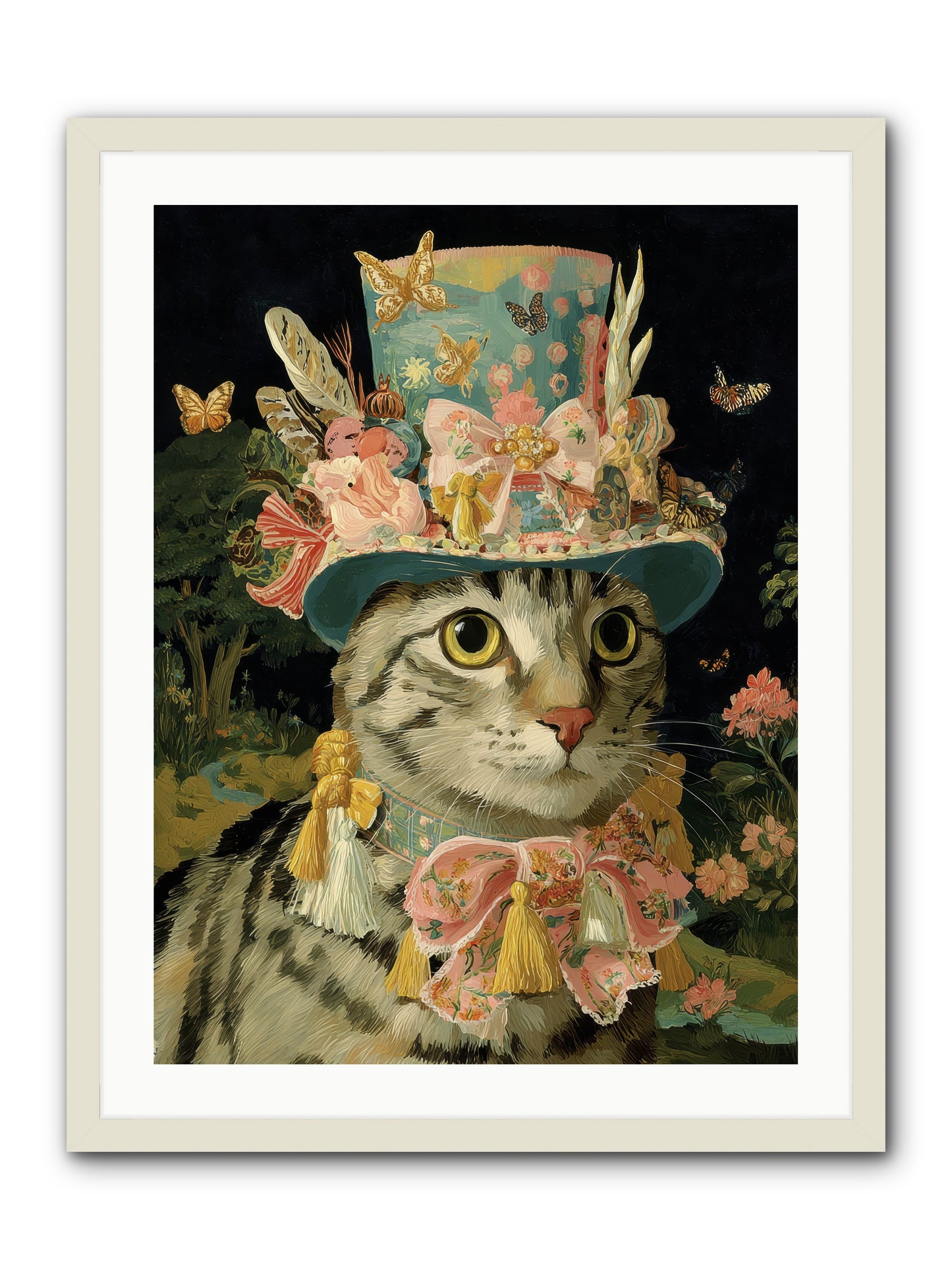 Golden Chapter No.1 -- Framed Print - White 24x32