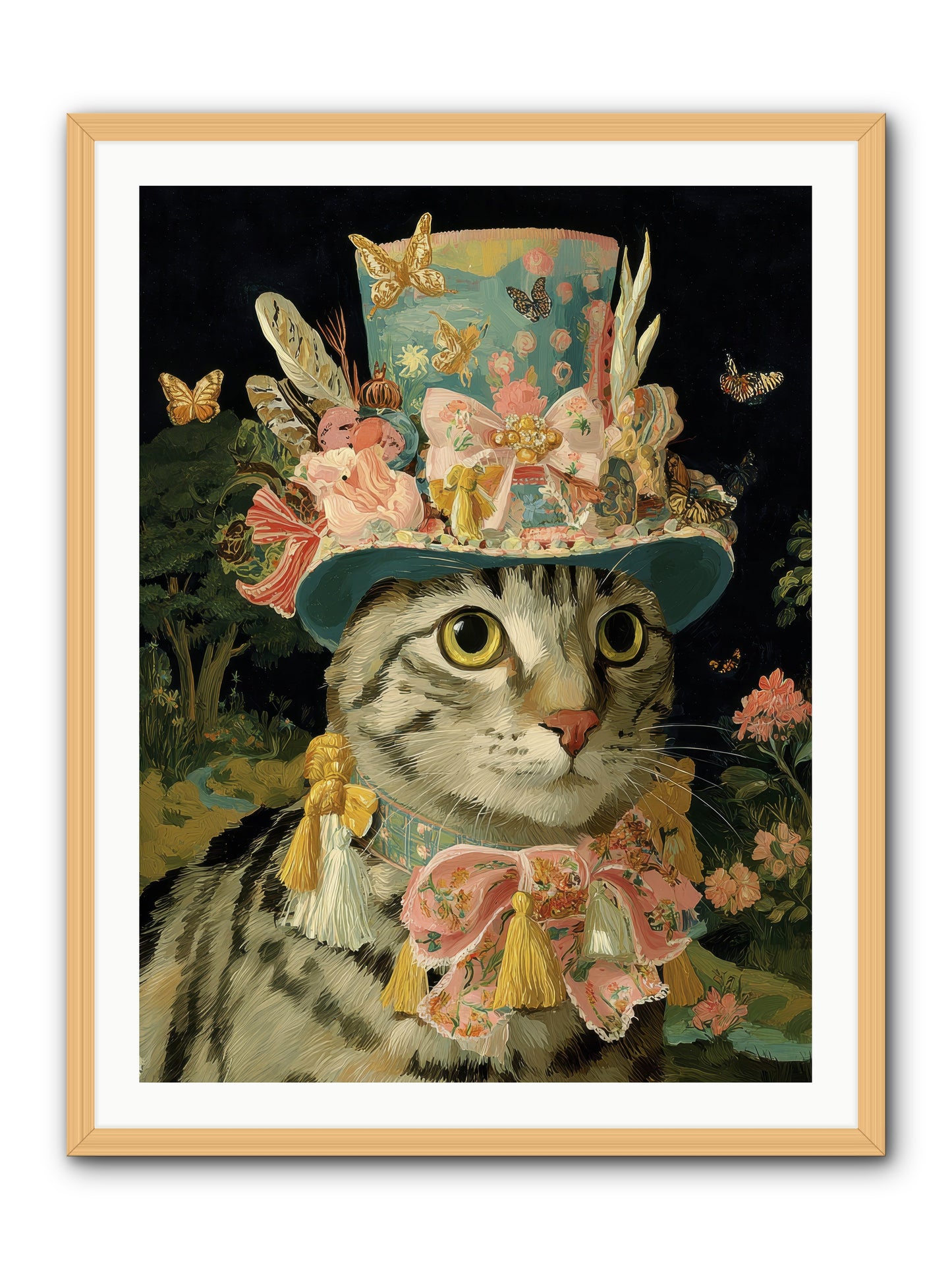 Golden Chapter No.1 -- Framed Print - Natural 30x40