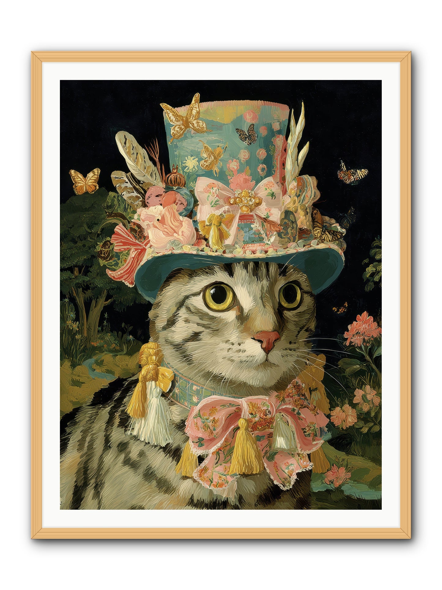 Golden Chapter No.1 -- Framed Print - Natural 36x48