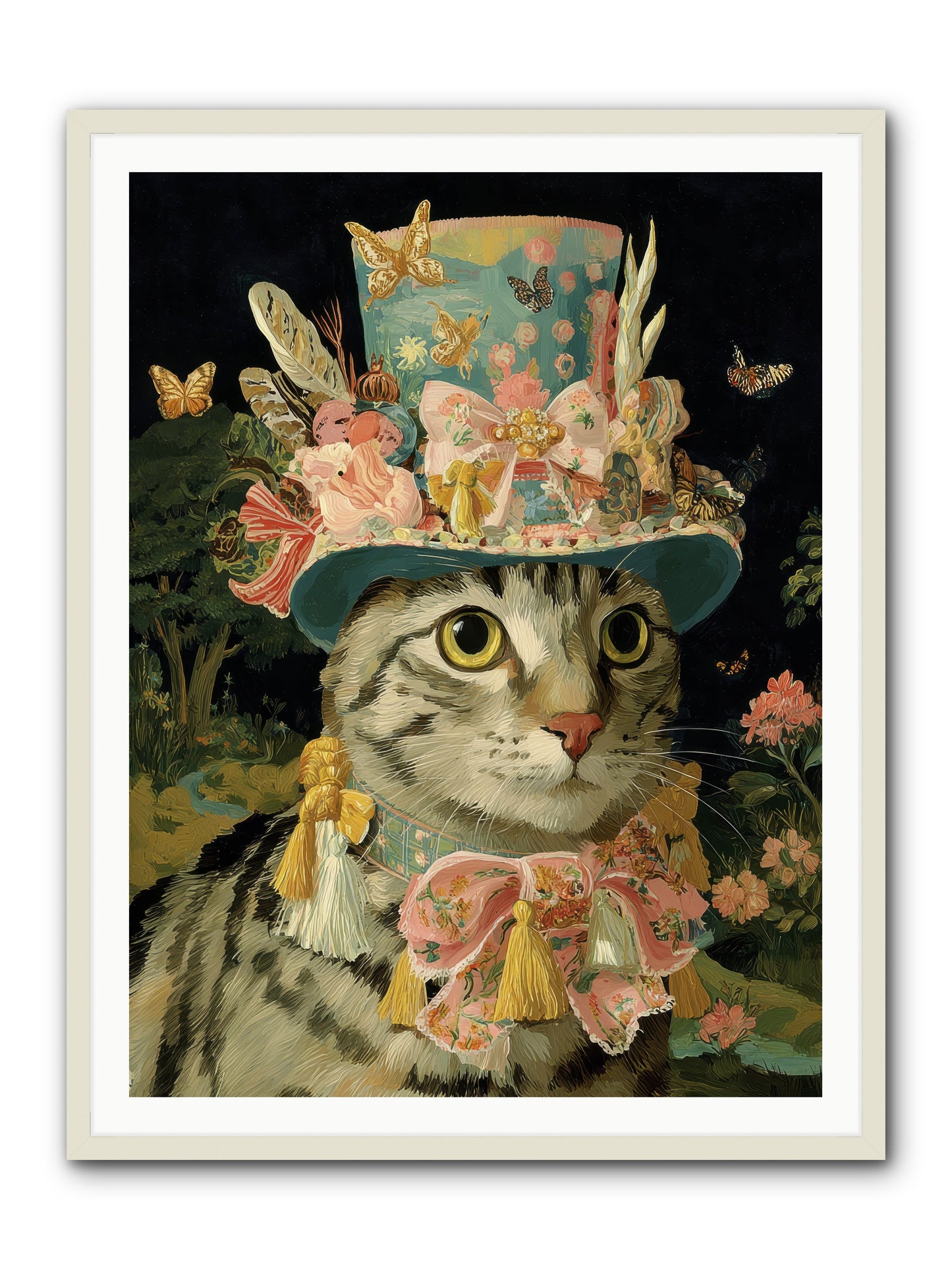 Golden Chapter No.1 -- Framed Print - White 36x48