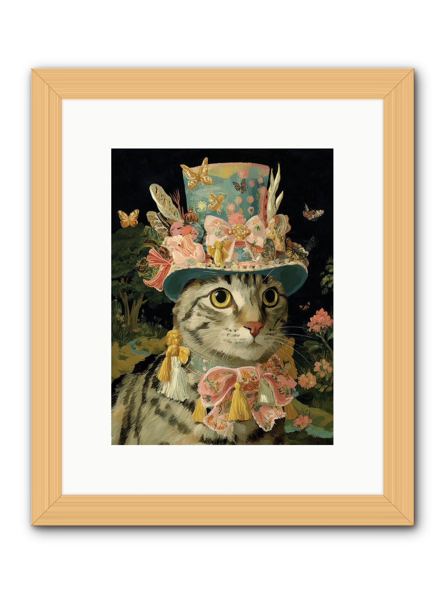 Golden Chapter No.1 -- Framed Print - Natural 9x12