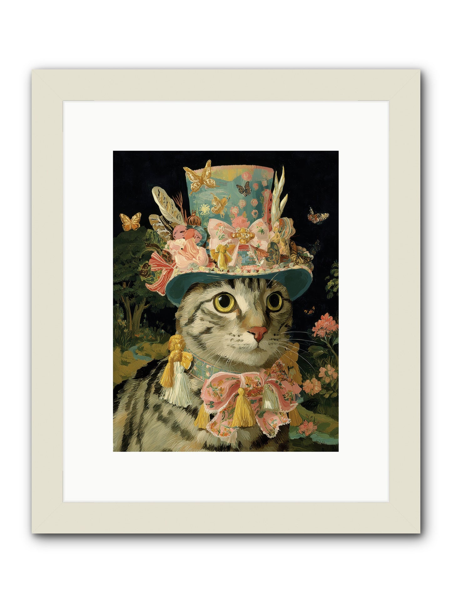 Golden Chapter No.1 -- Framed Print - White 9x12