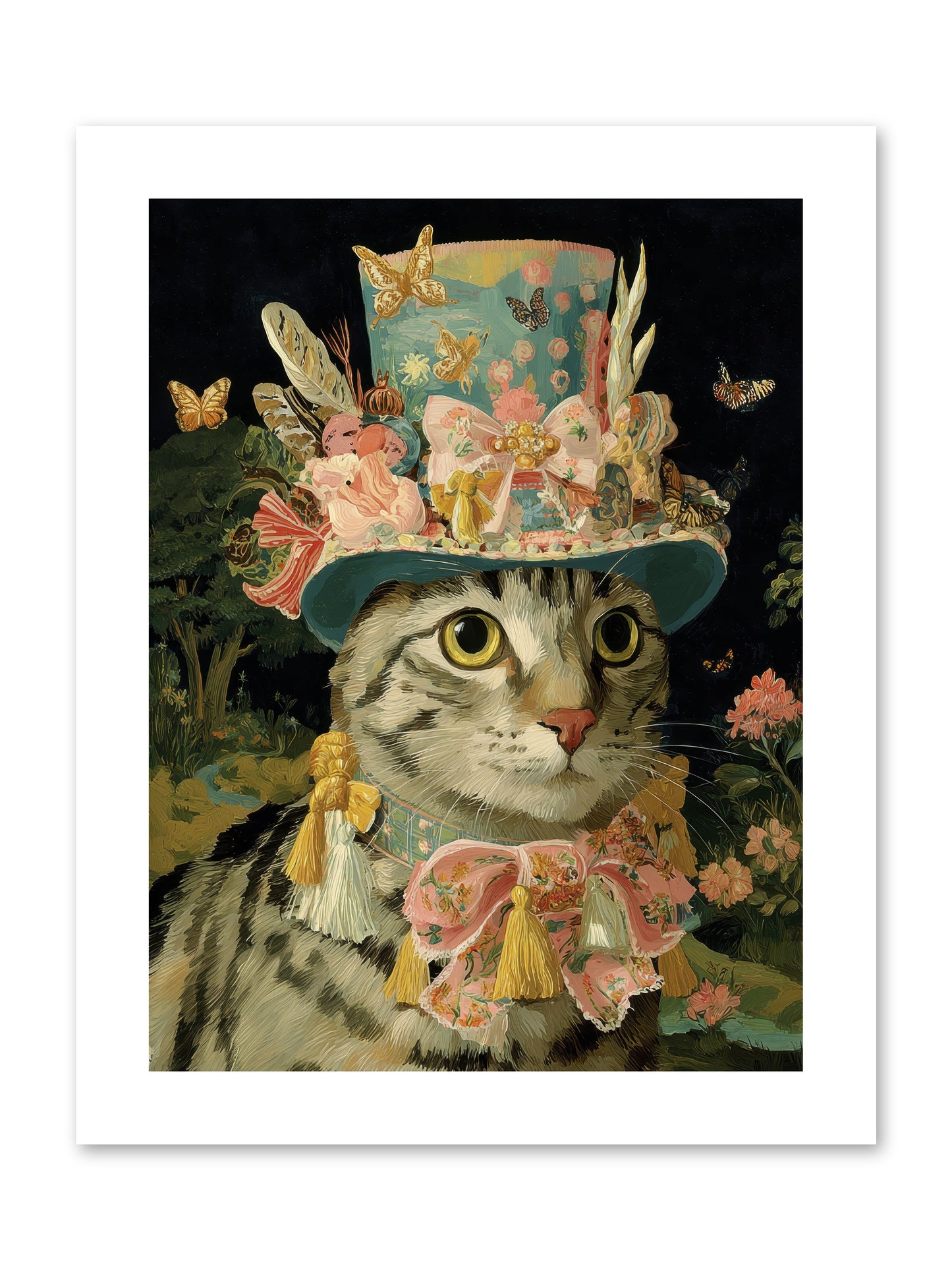 Golden Chapter No.1 -- Loose Canvas Print 9x12