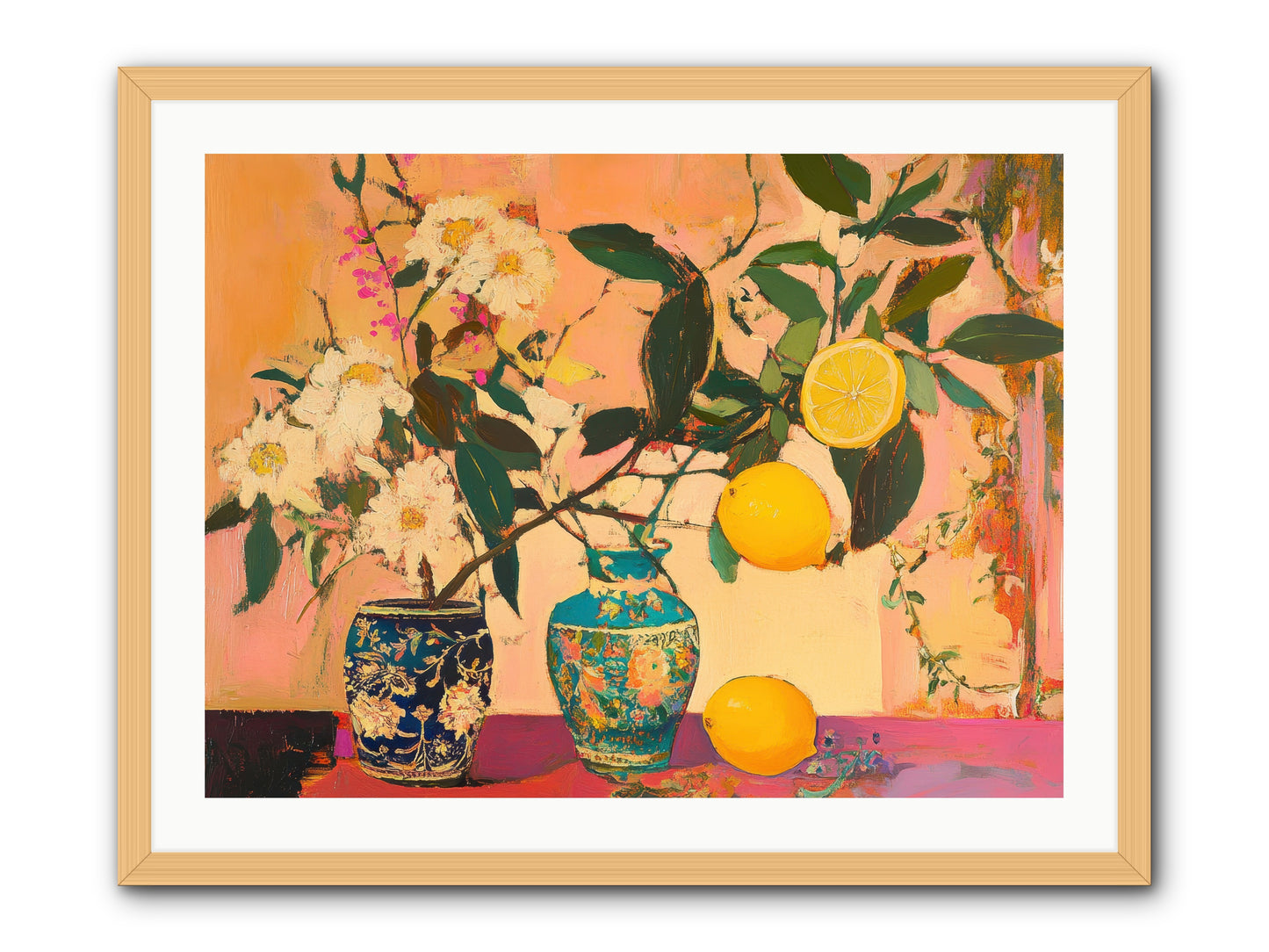 Golden Hour Captured-REZ -- Framed Print - Natural 32x24