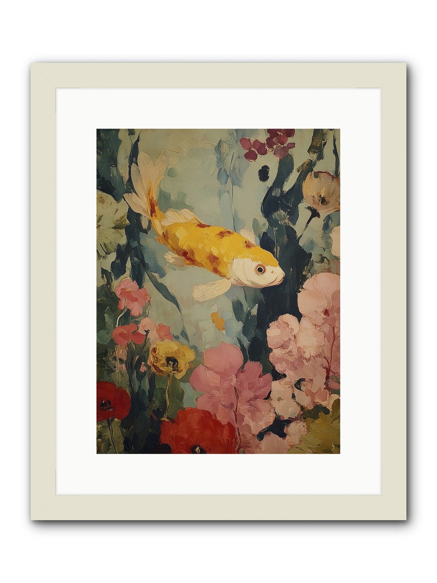 Golden Hour Light -- Framed Print - White 12x16