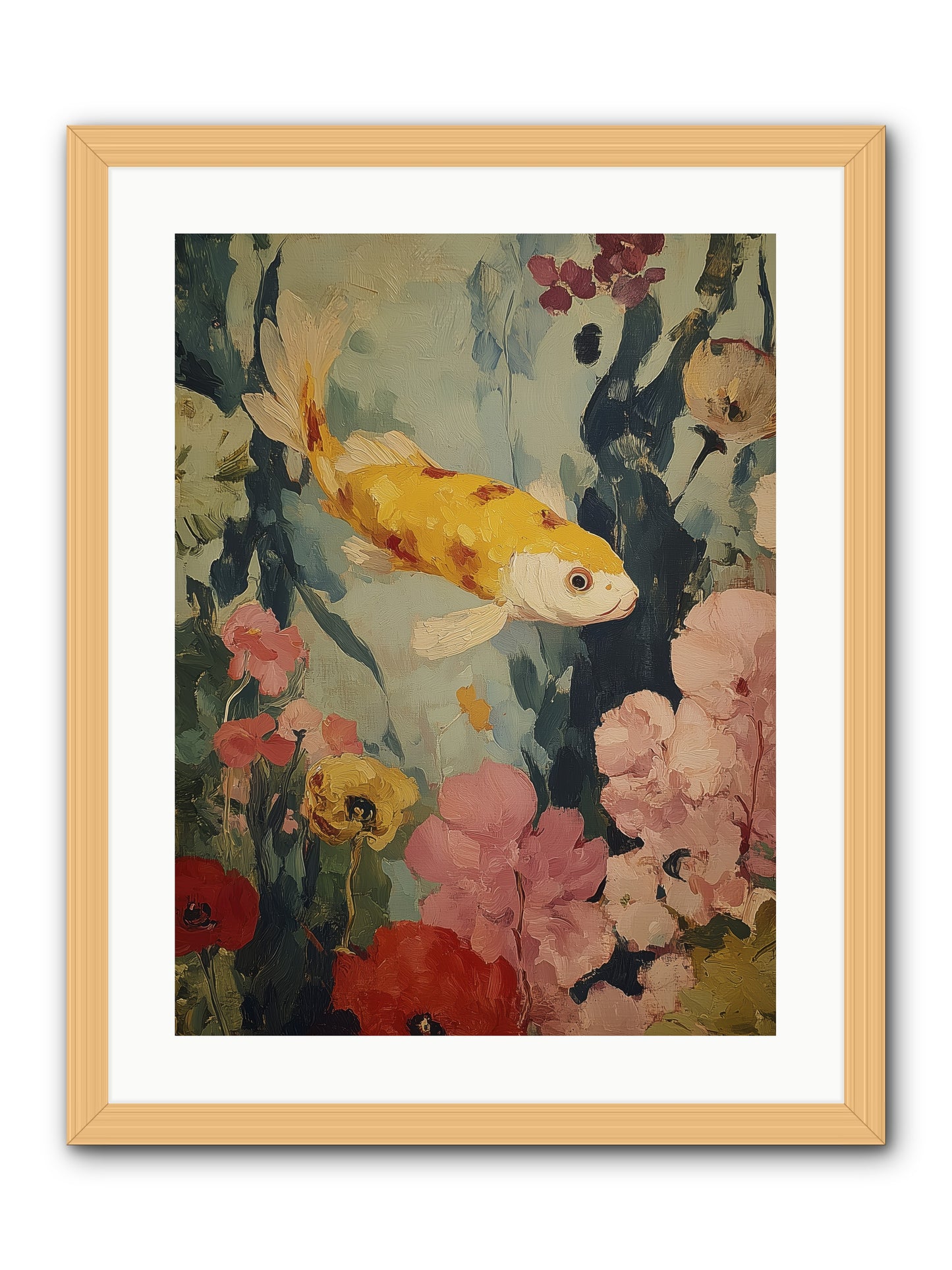 Golden Hour Light -- Framed Print - Natural 18x24