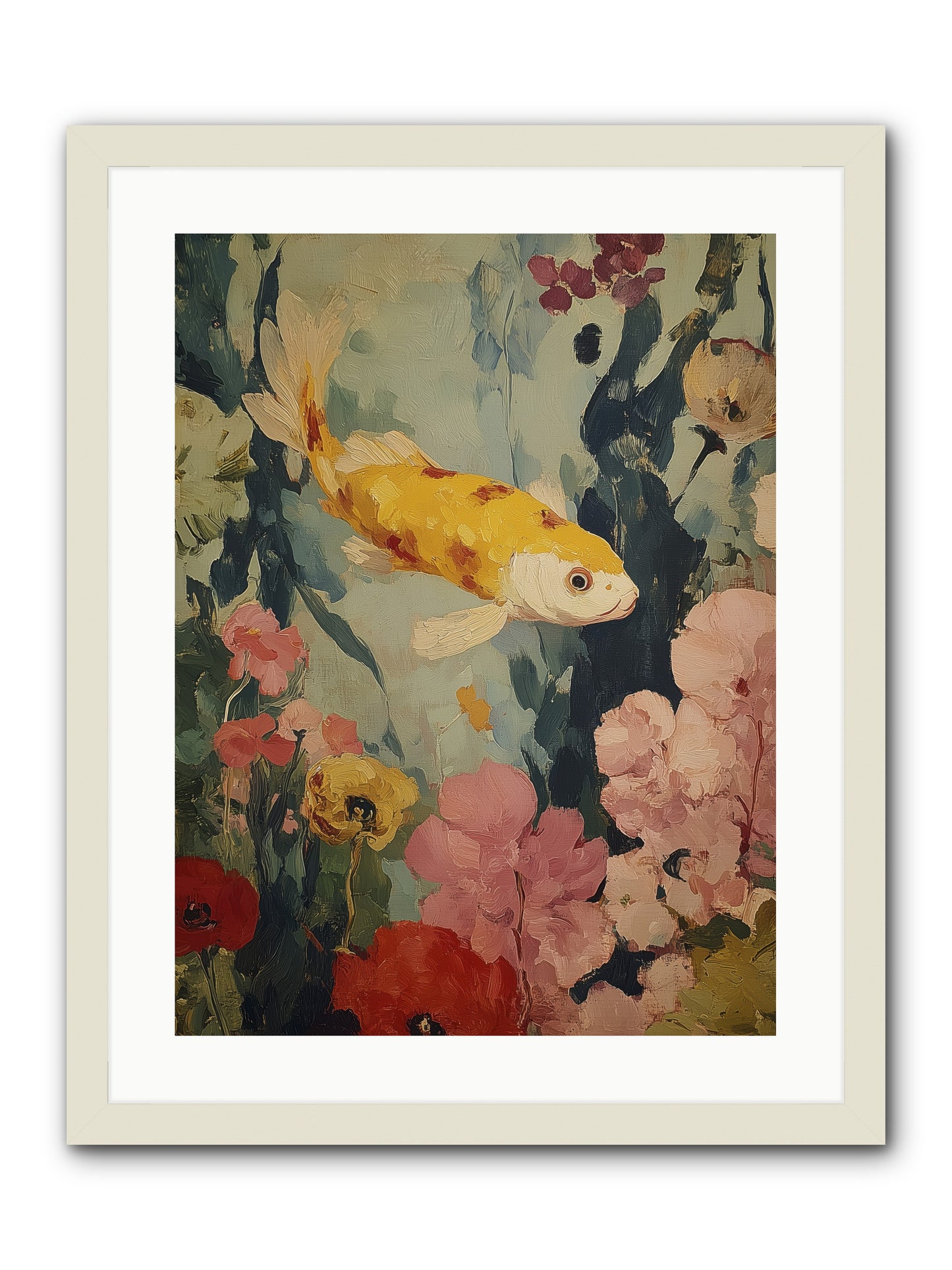 Golden Hour Light -- Framed Print - White 18x24