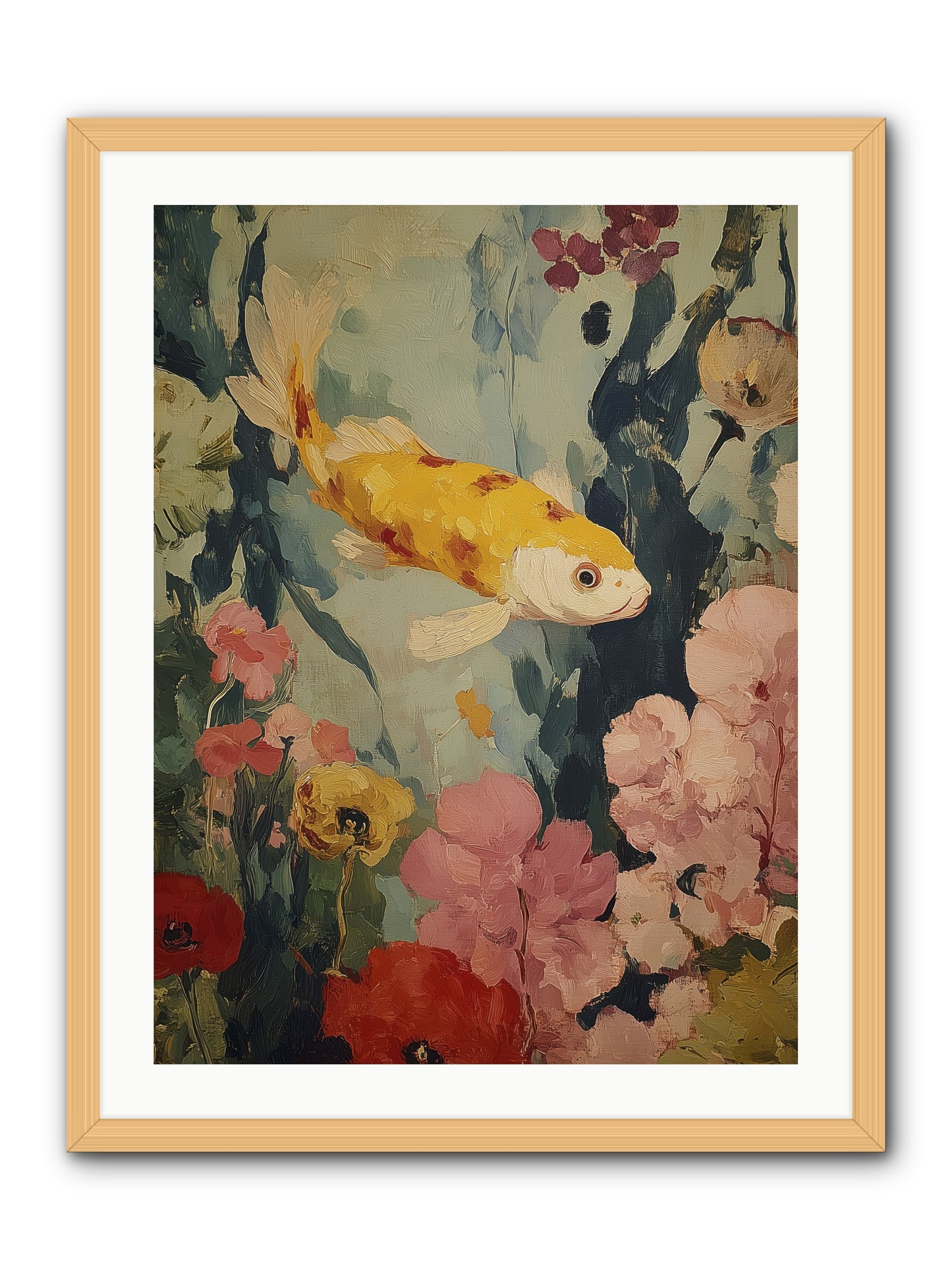Golden Hour Light -- Framed Print - Natural 24x32
