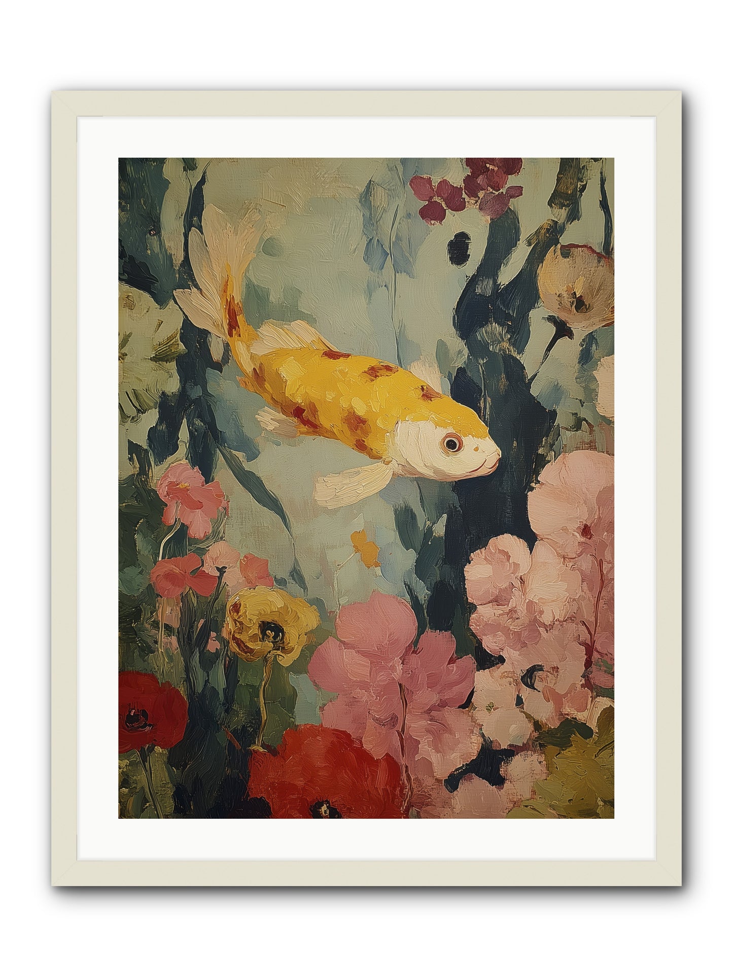 Golden Hour Light -- Framed Print - White 24x32