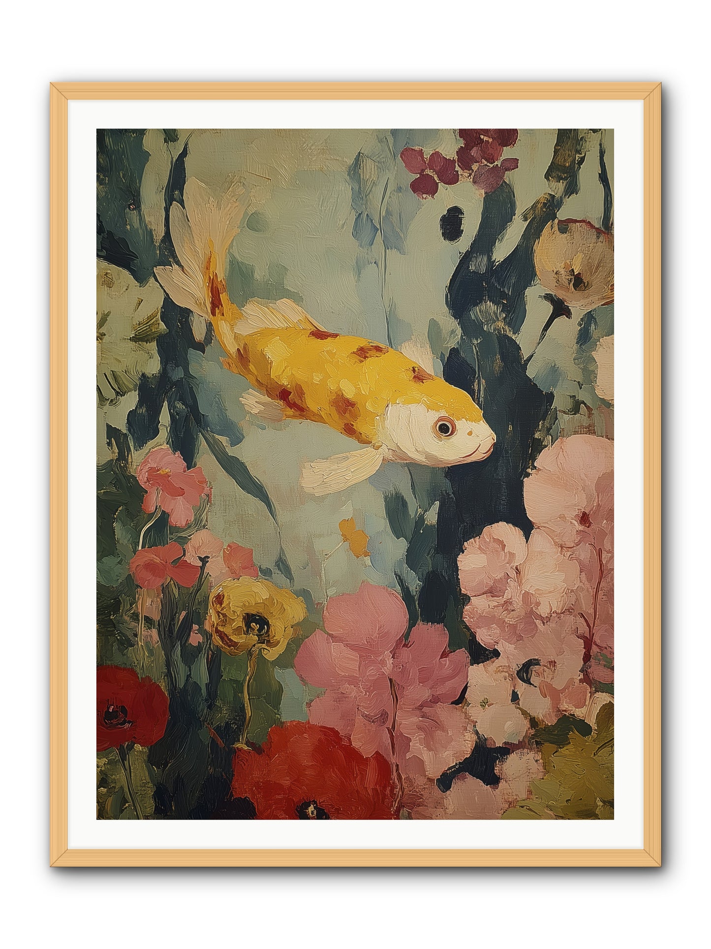 Golden Hour Light -- Framed Print - Natural 36x48